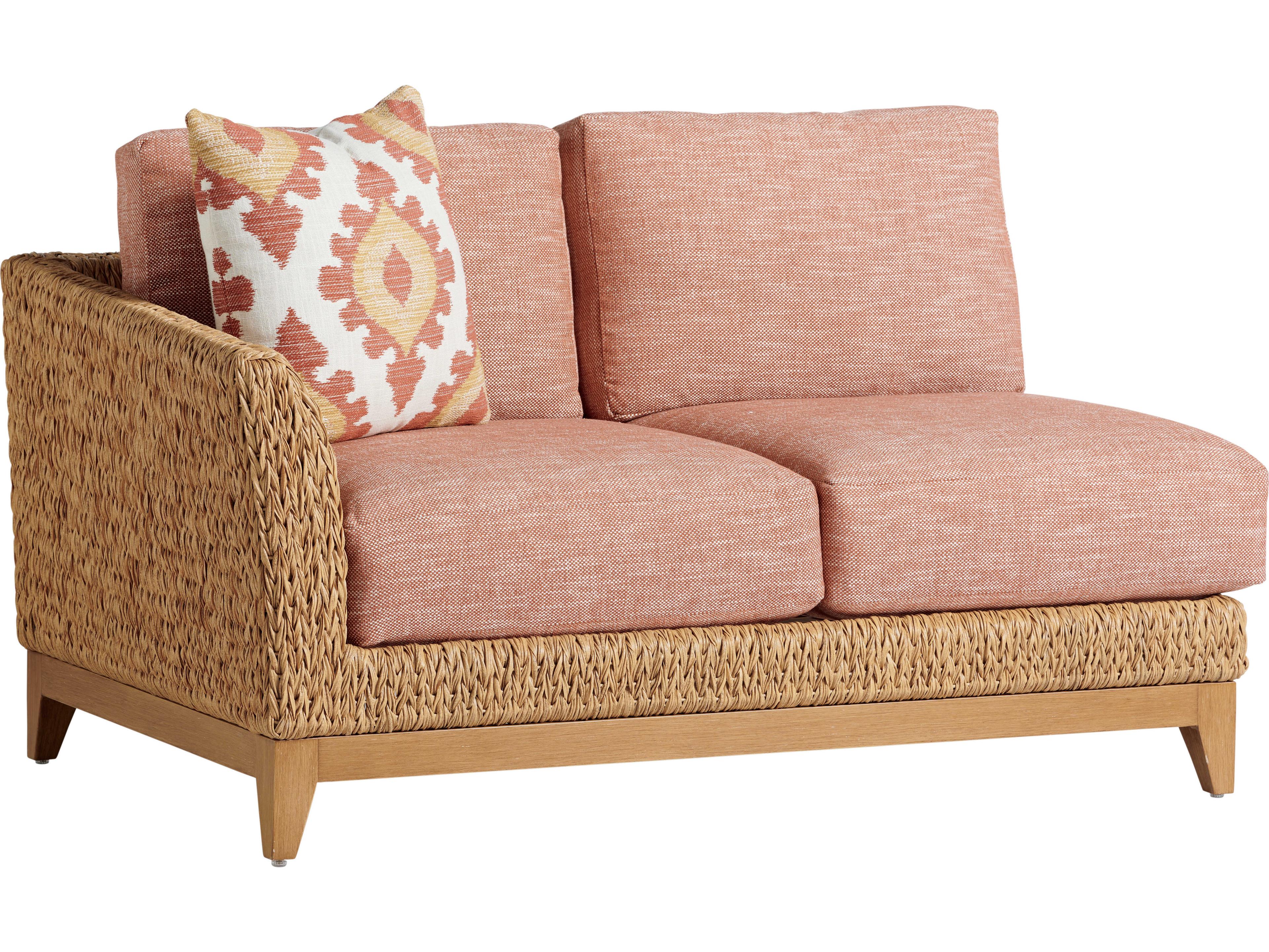 Tommy Bahama Outdoor Los Altos Valley View Wicker Left Arm Loveseat