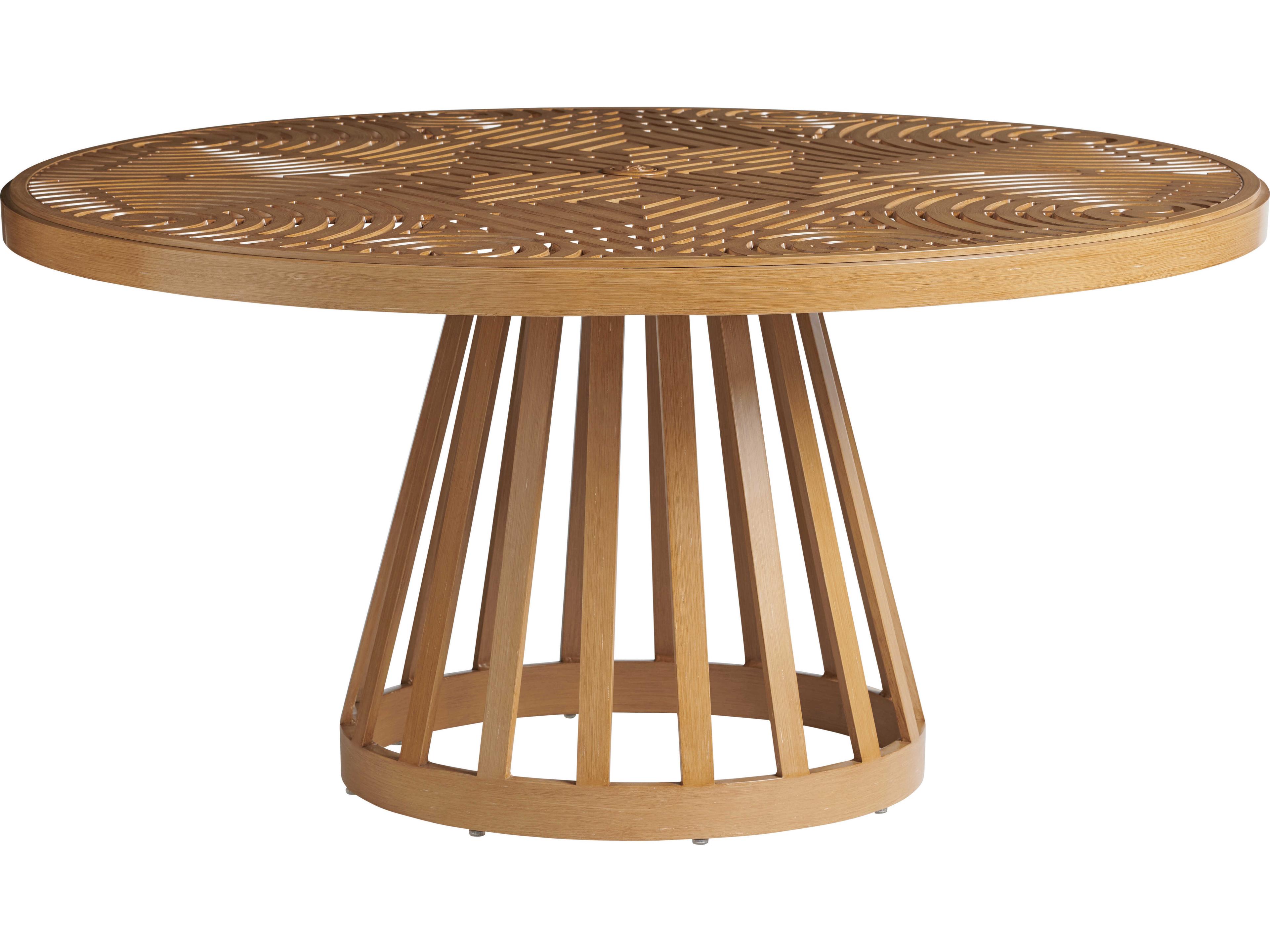 Tommy Bahama Outdoor Los Altos Valley View Aluminum Round Dining Table