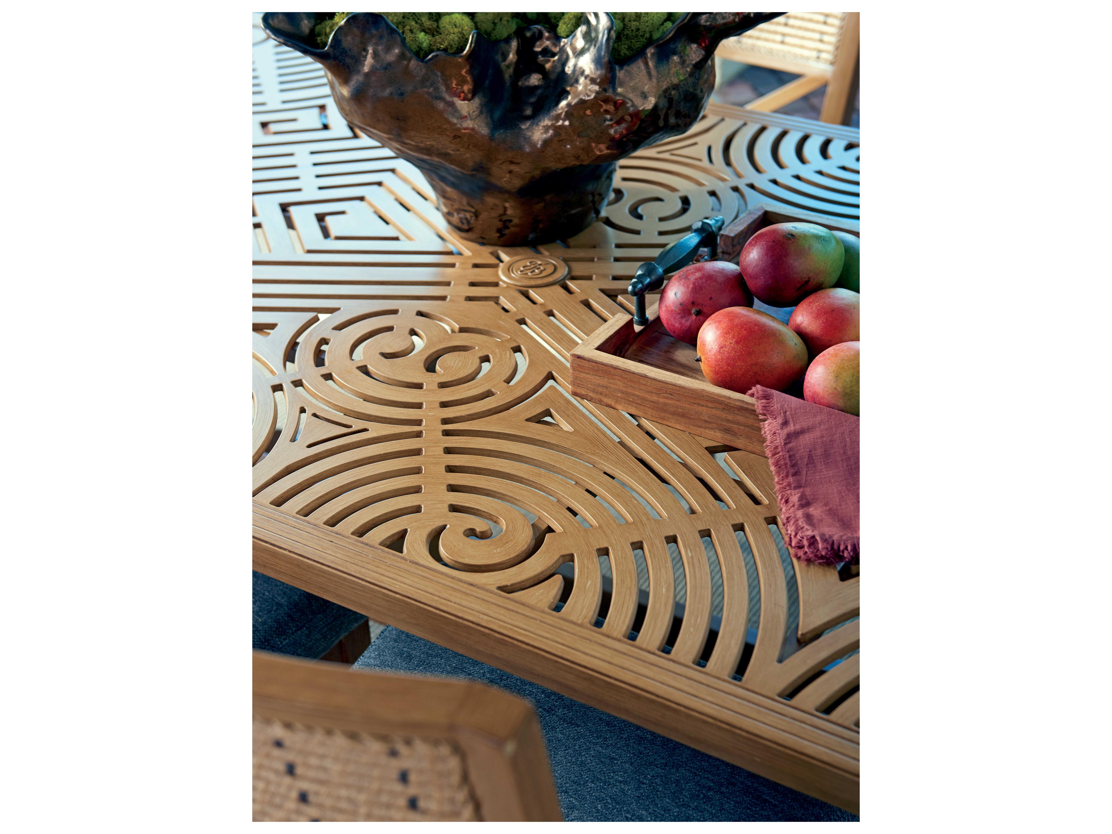 Tommy Bahama Outdoor Los Altos Valley View Aluminum Rectangular Dining Table