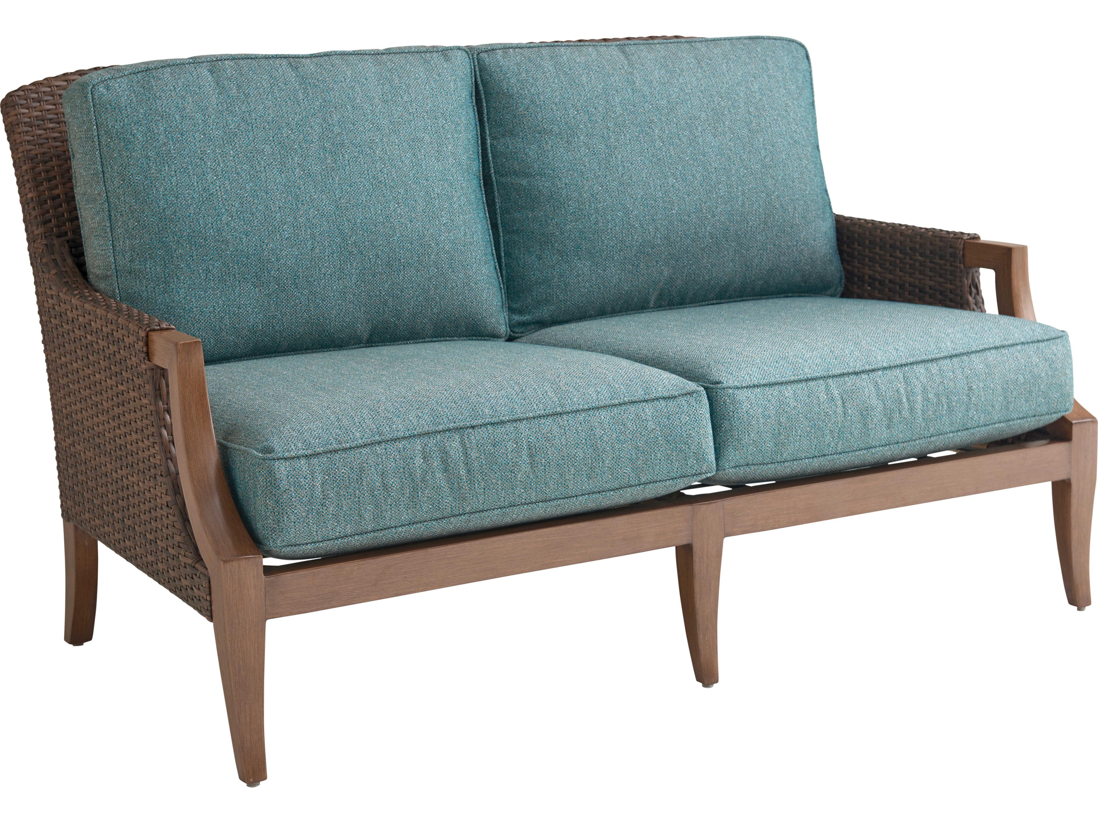 Tommy Bahama Outdoor Harbor Isle Wicker Loveseat