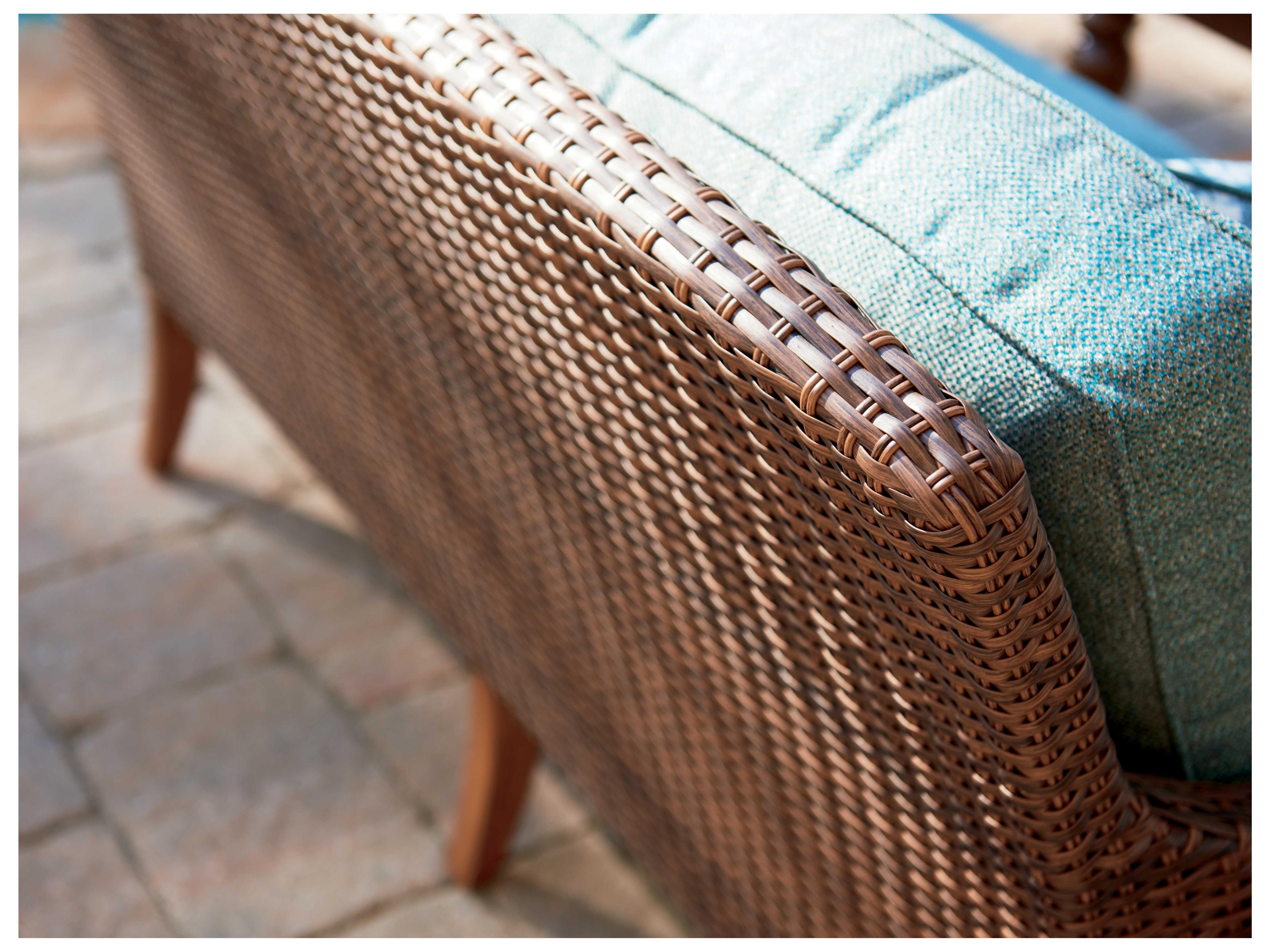 Tommy Bahama Outdoor Harbor Isle Wicker Loveseat