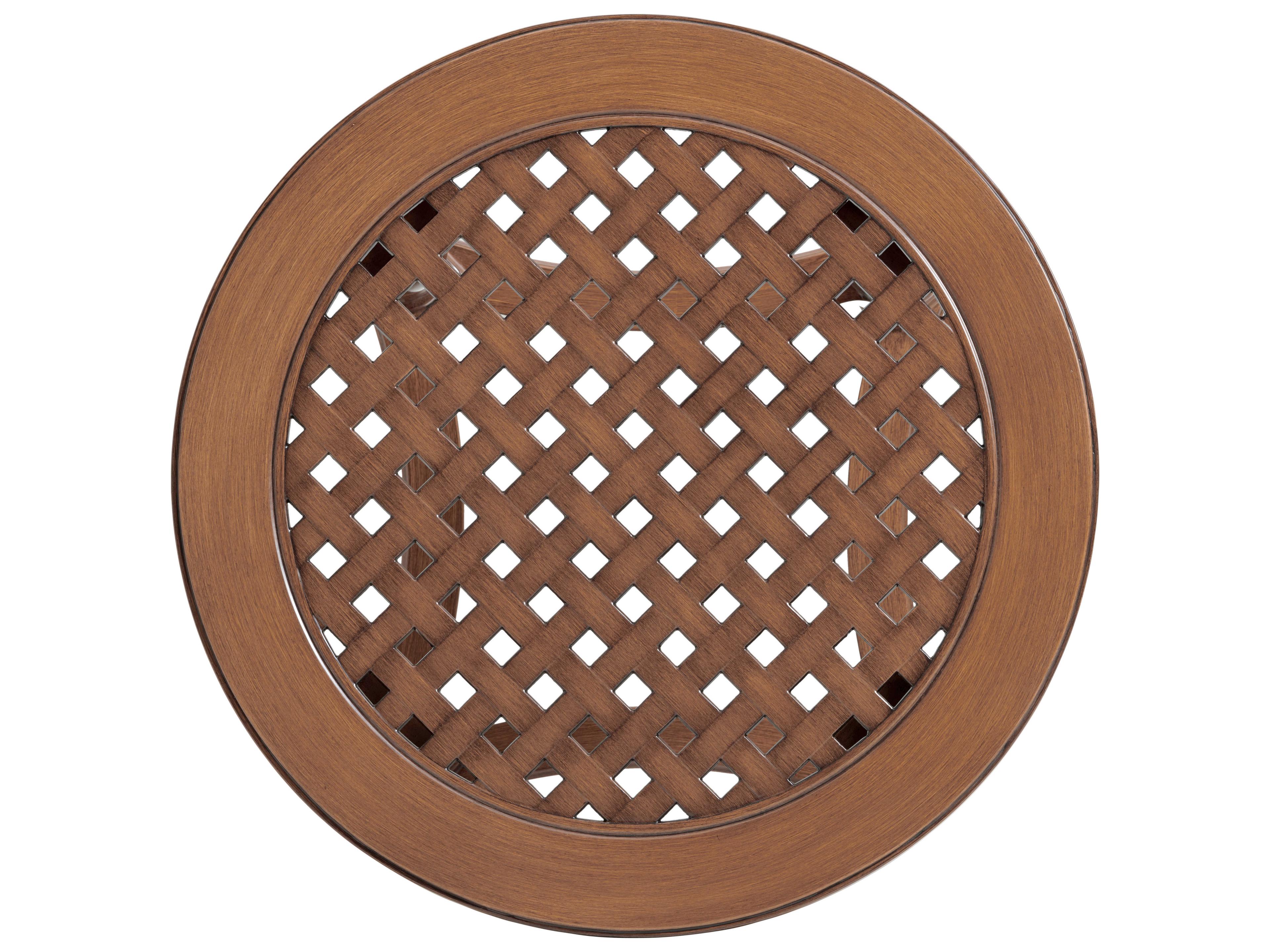 Tommy Bahama Outdoor Harbor Isle Aluminum Round End Table