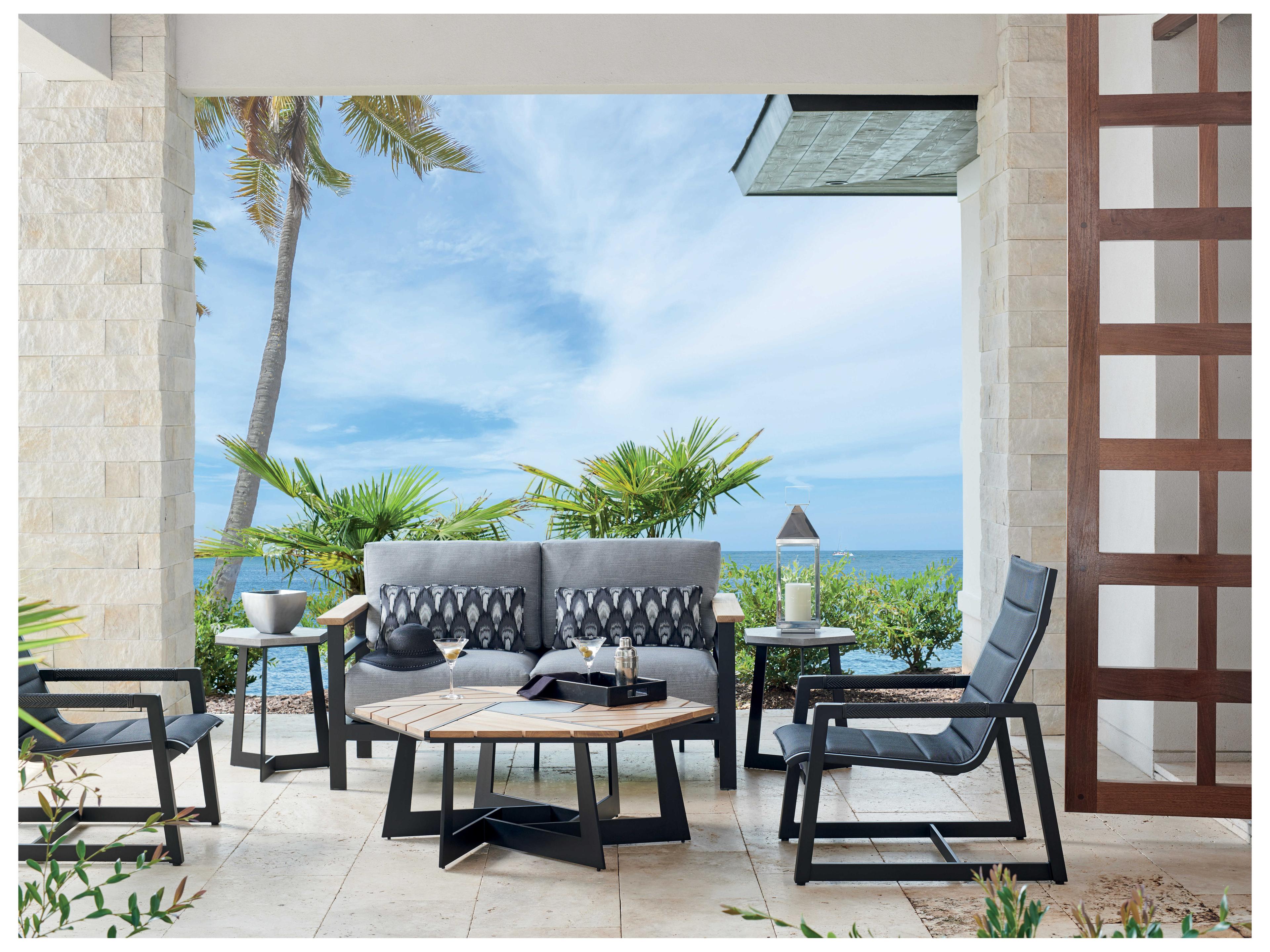 Tommy Bahama Outdoor South Beach Aluminum Loveseat