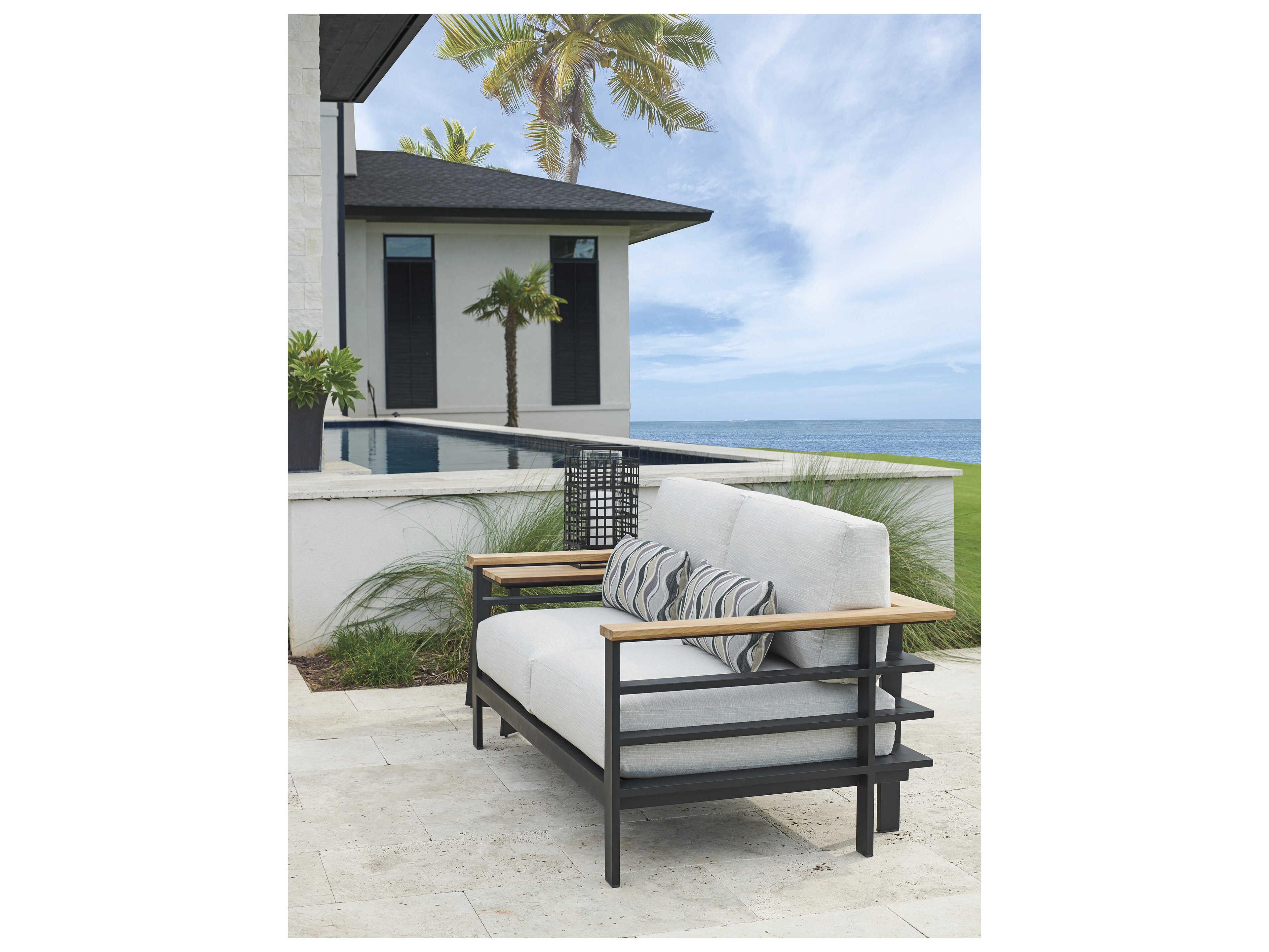 Tommy Bahama Outdoor South Beach Aluminum Loveseat
