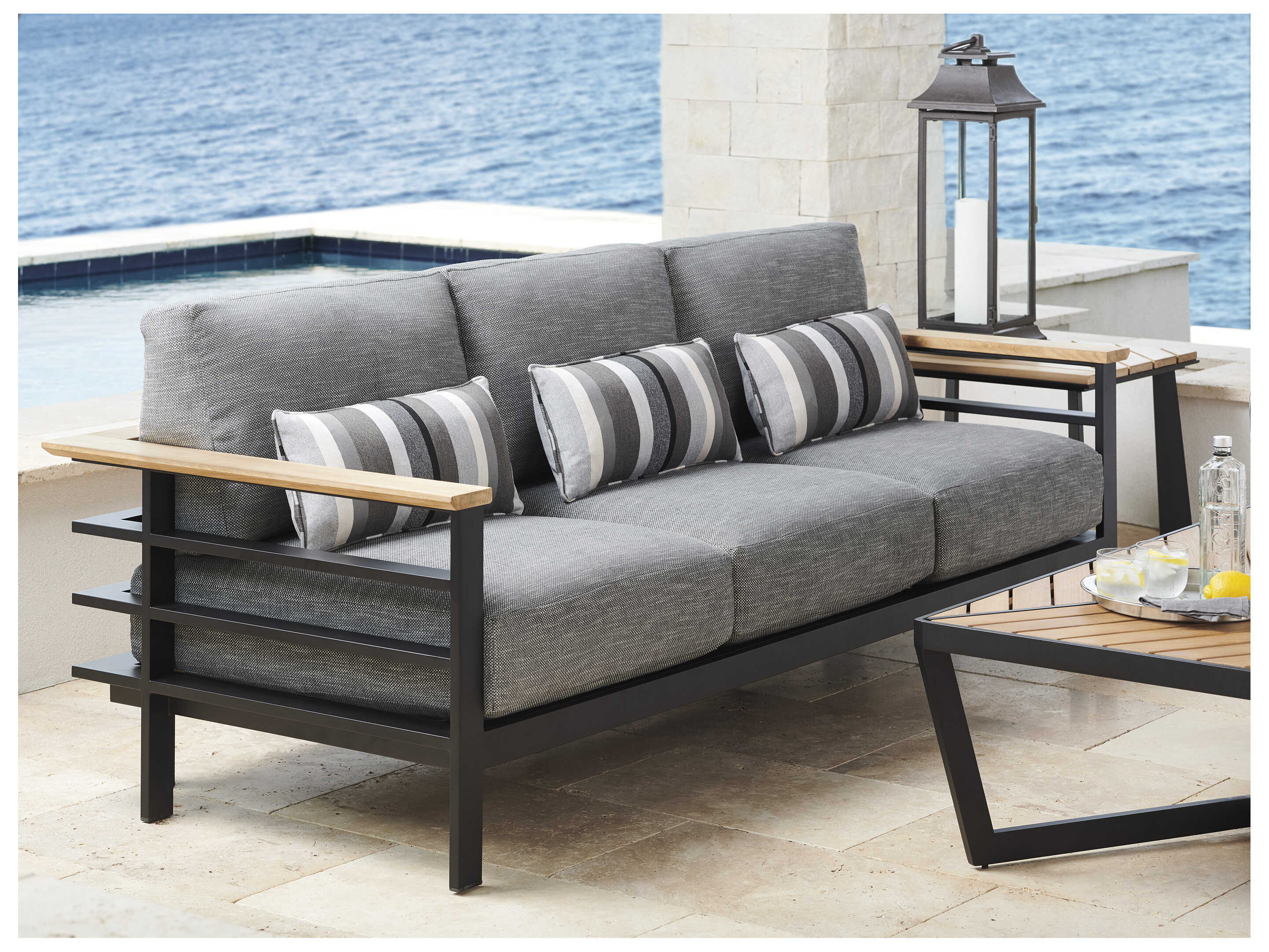 Tommy Bahama Outdoor South Beach Aluminum Sofa