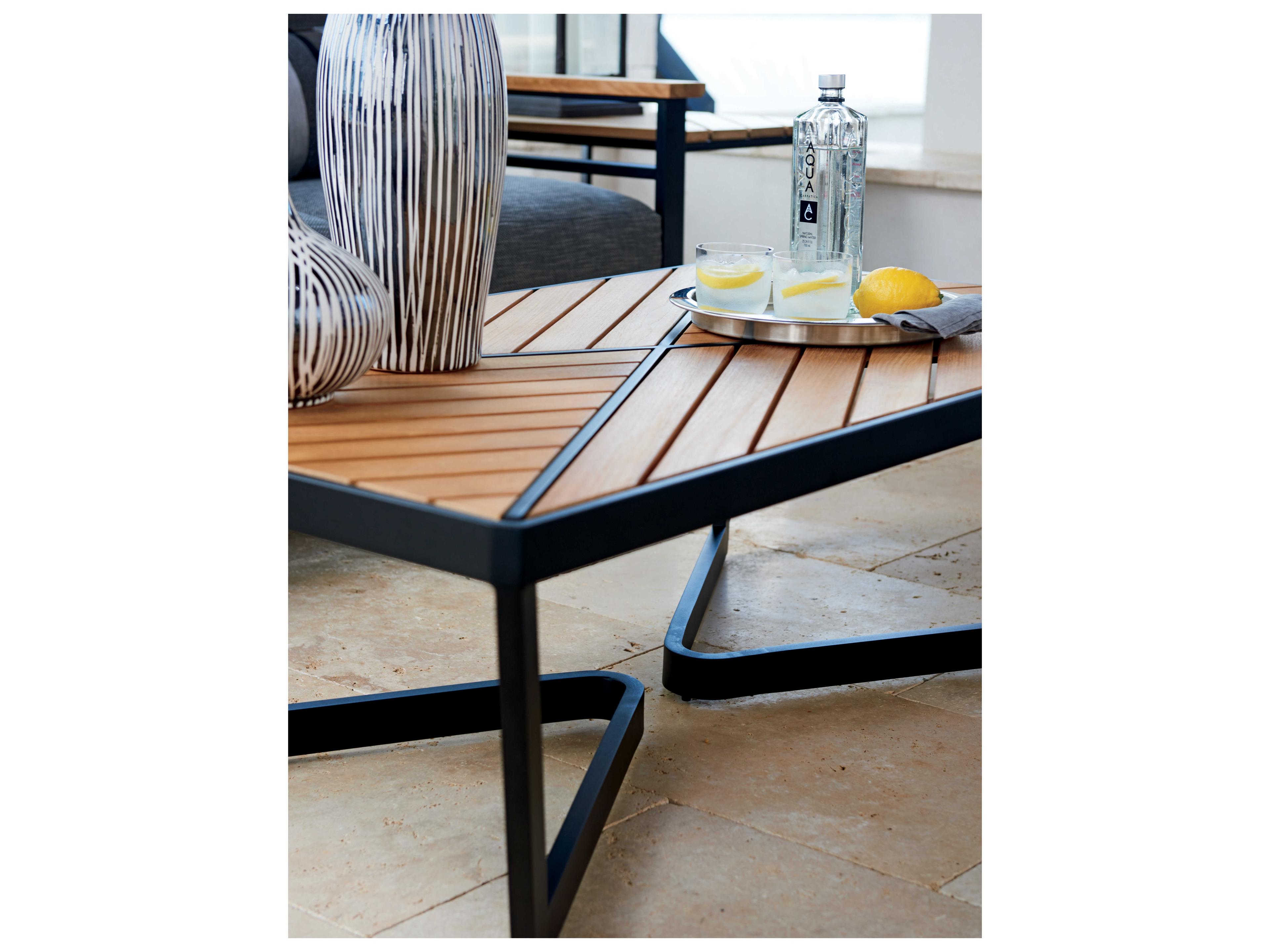 Tommy Bahama Outdoor South Beach Aluminum Rectangular Coffee Table