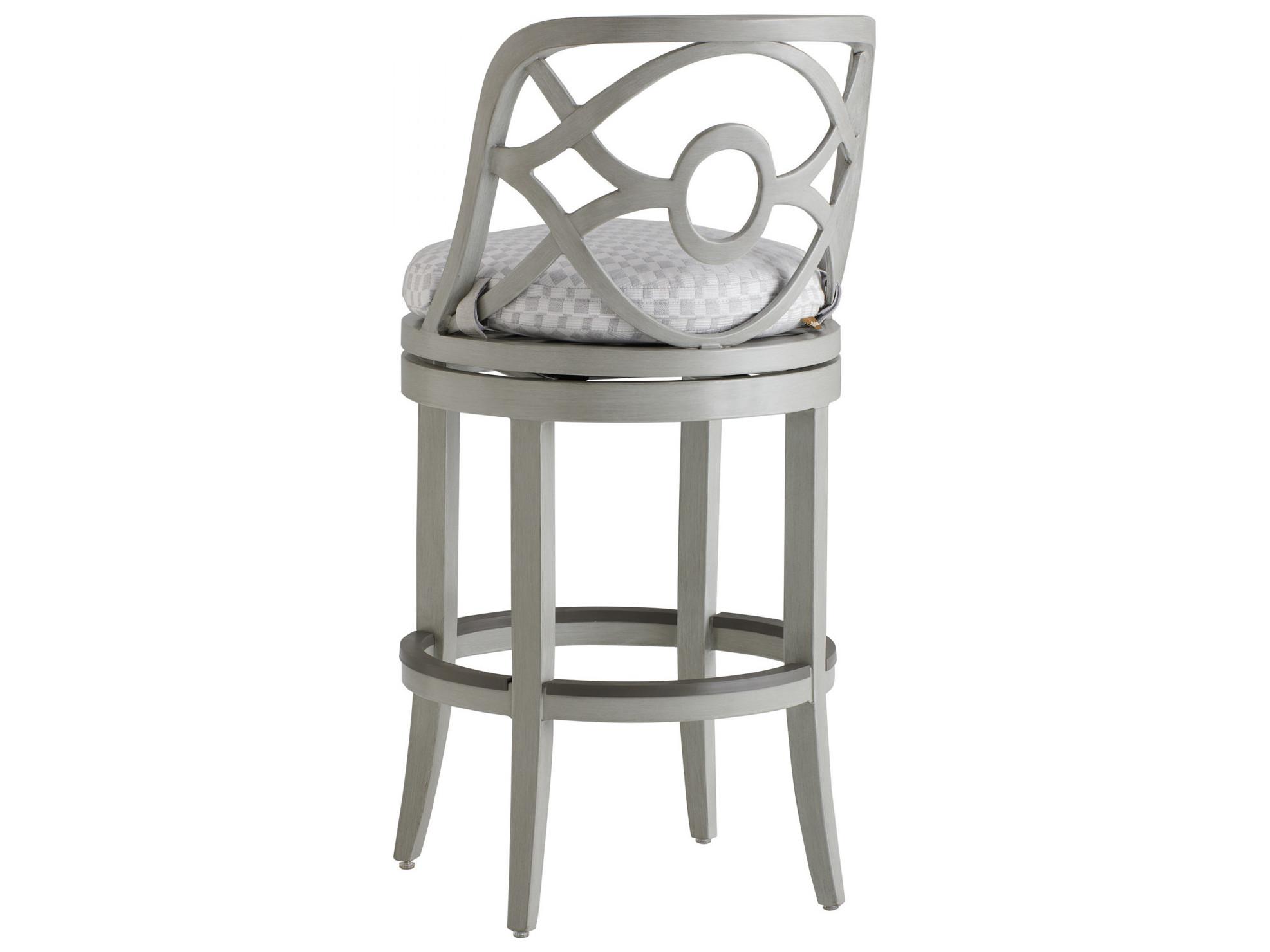 Tommy Bahama Outdoor Silver Sands Aluminum Swivel Bar Stool