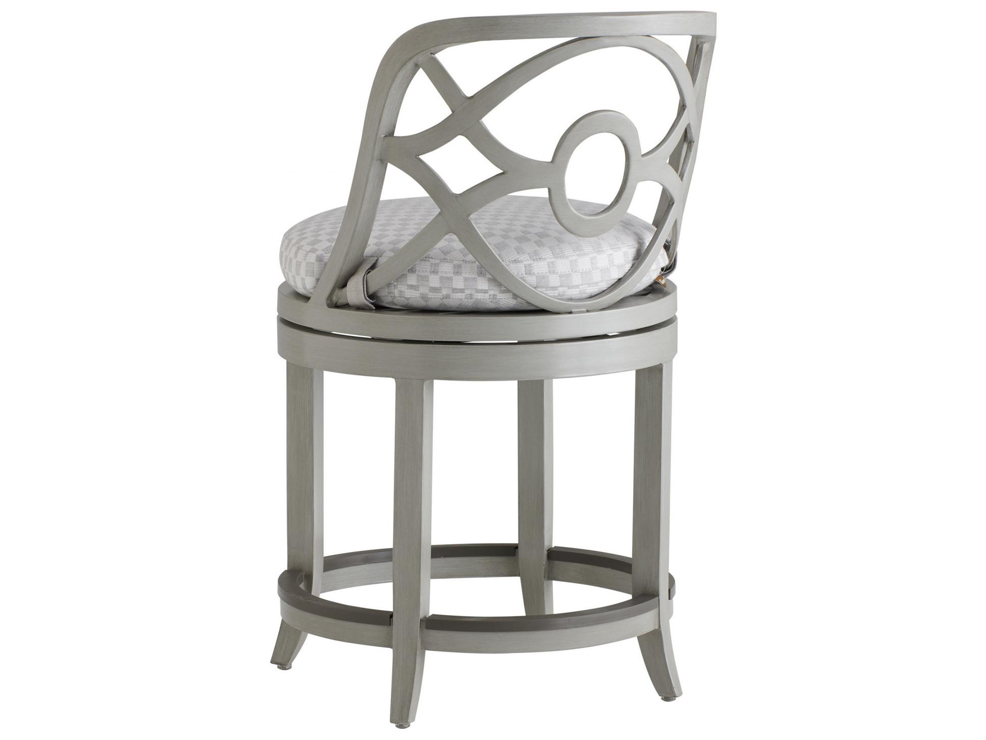Tommy Bahama Outdoor Silver Sands Aluminum Swivel Counter Stool