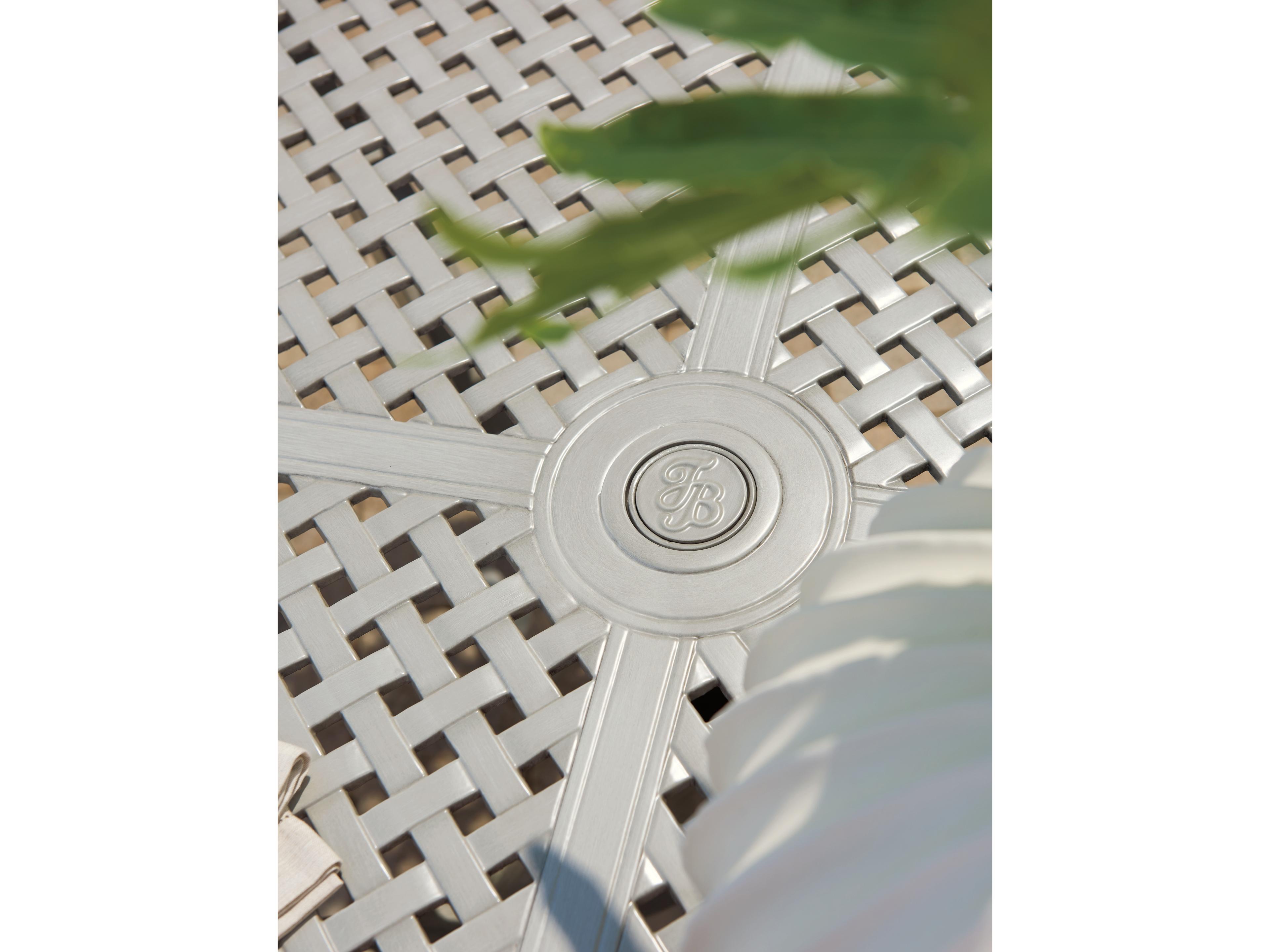 Tommy Bahama Outdoor Silver Sands Aluminum Round Dining Table