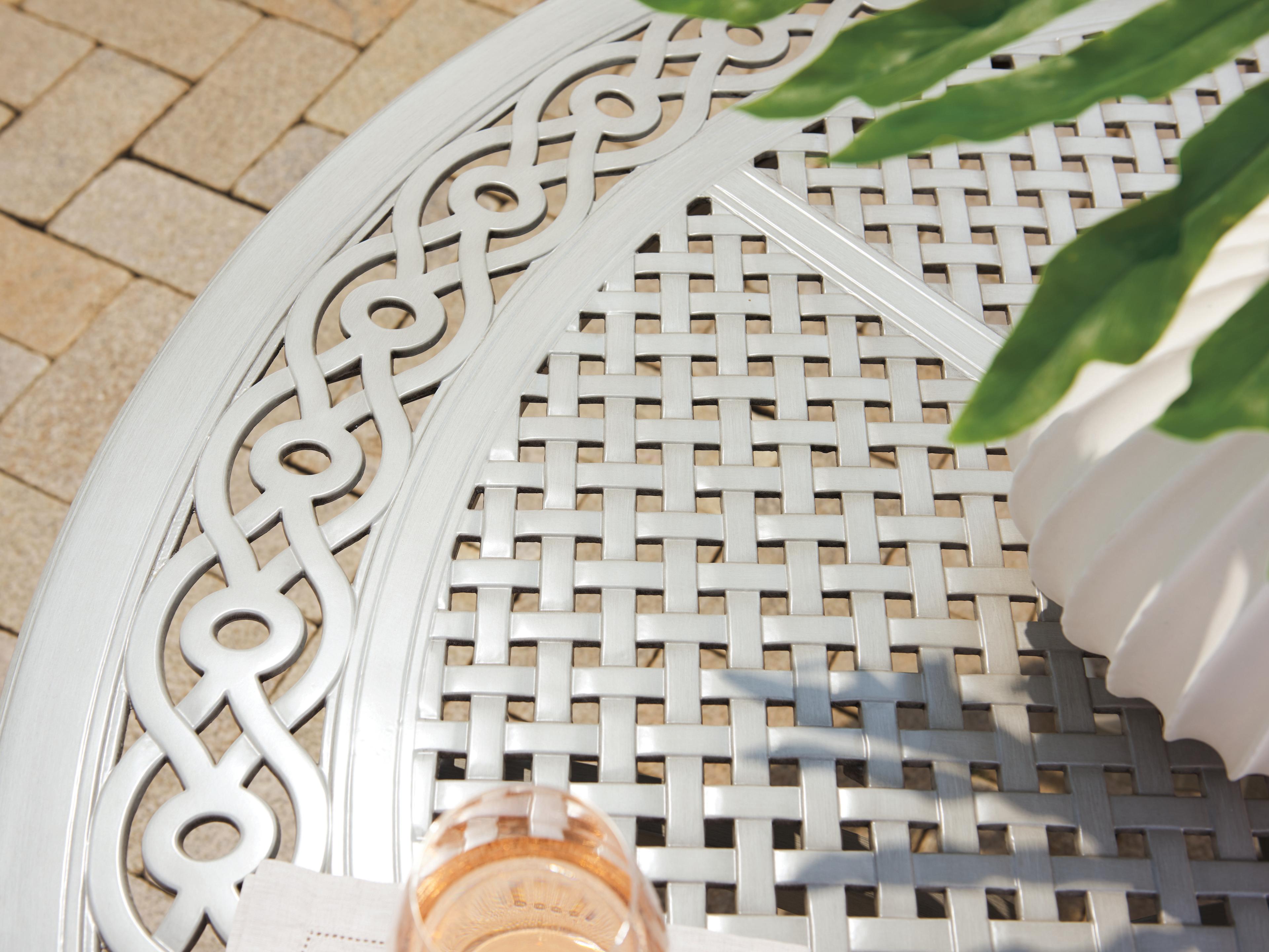 Tommy Bahama Outdoor Silver Sands Aluminum Round Dining Table