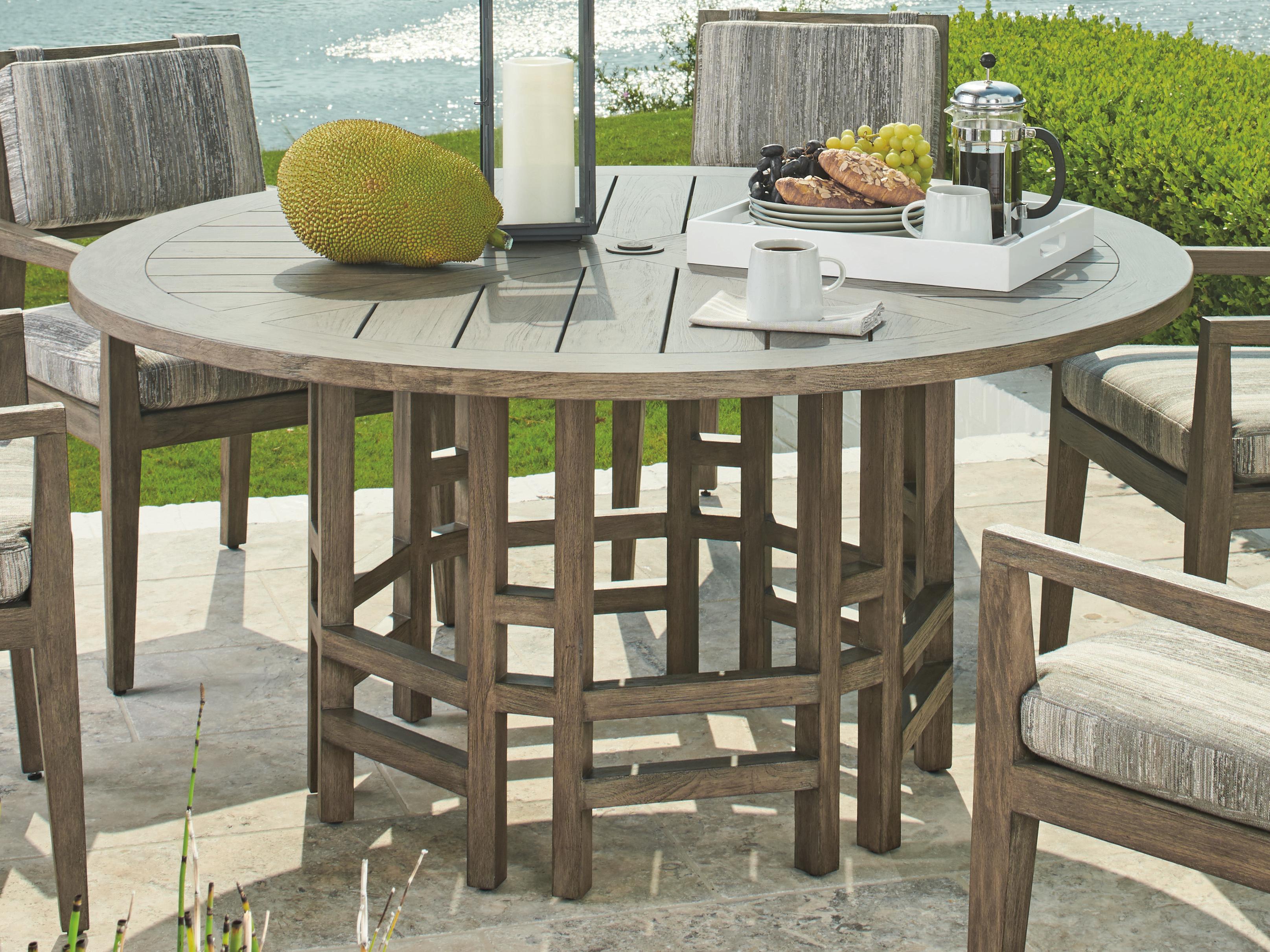 Tommy Bahama Outdoor La Jolla Teak Round Dining Table