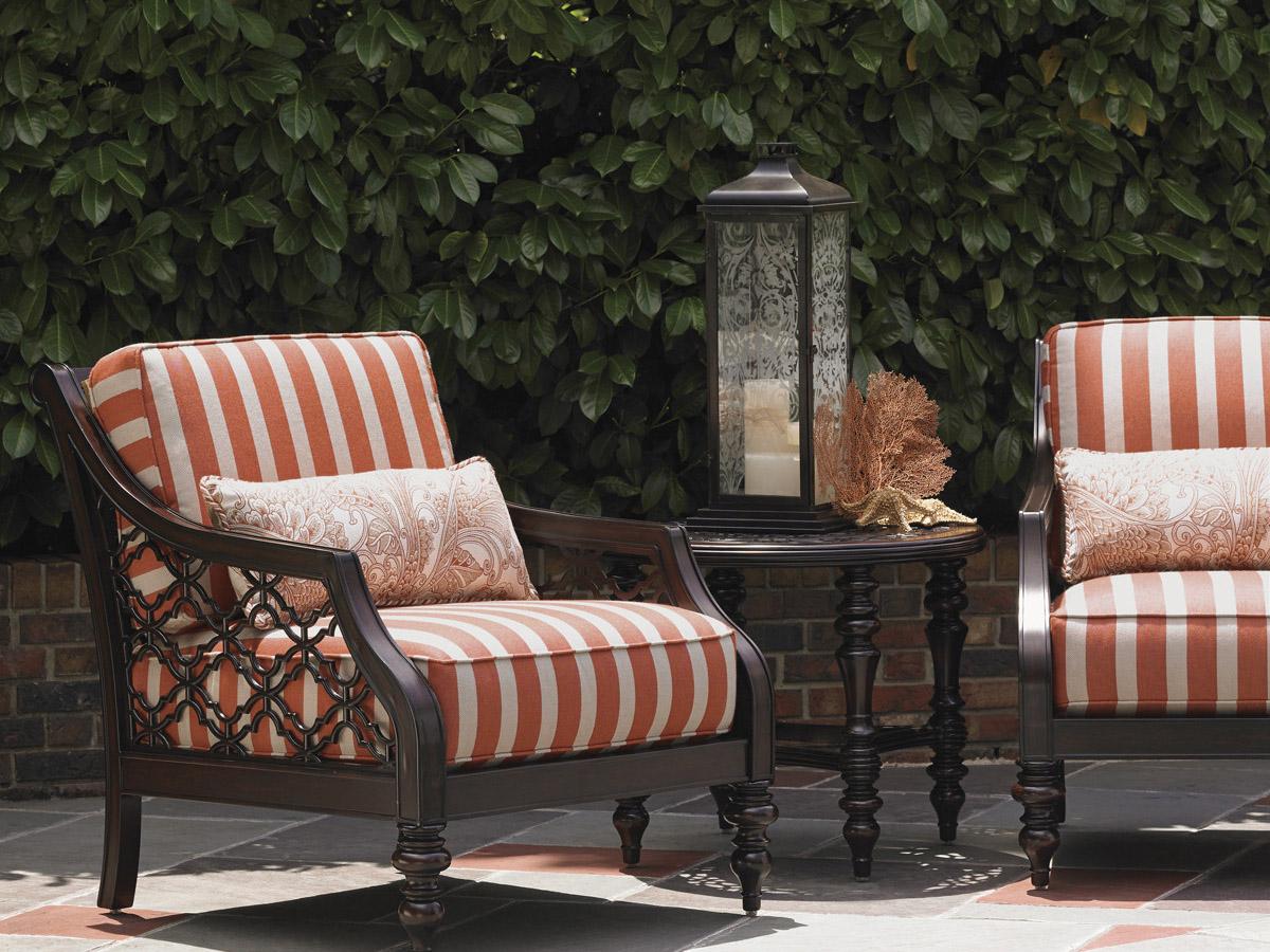 Tommy Bahama Outdoor Black Sands Cast Aluminum Cushion Lounge Set