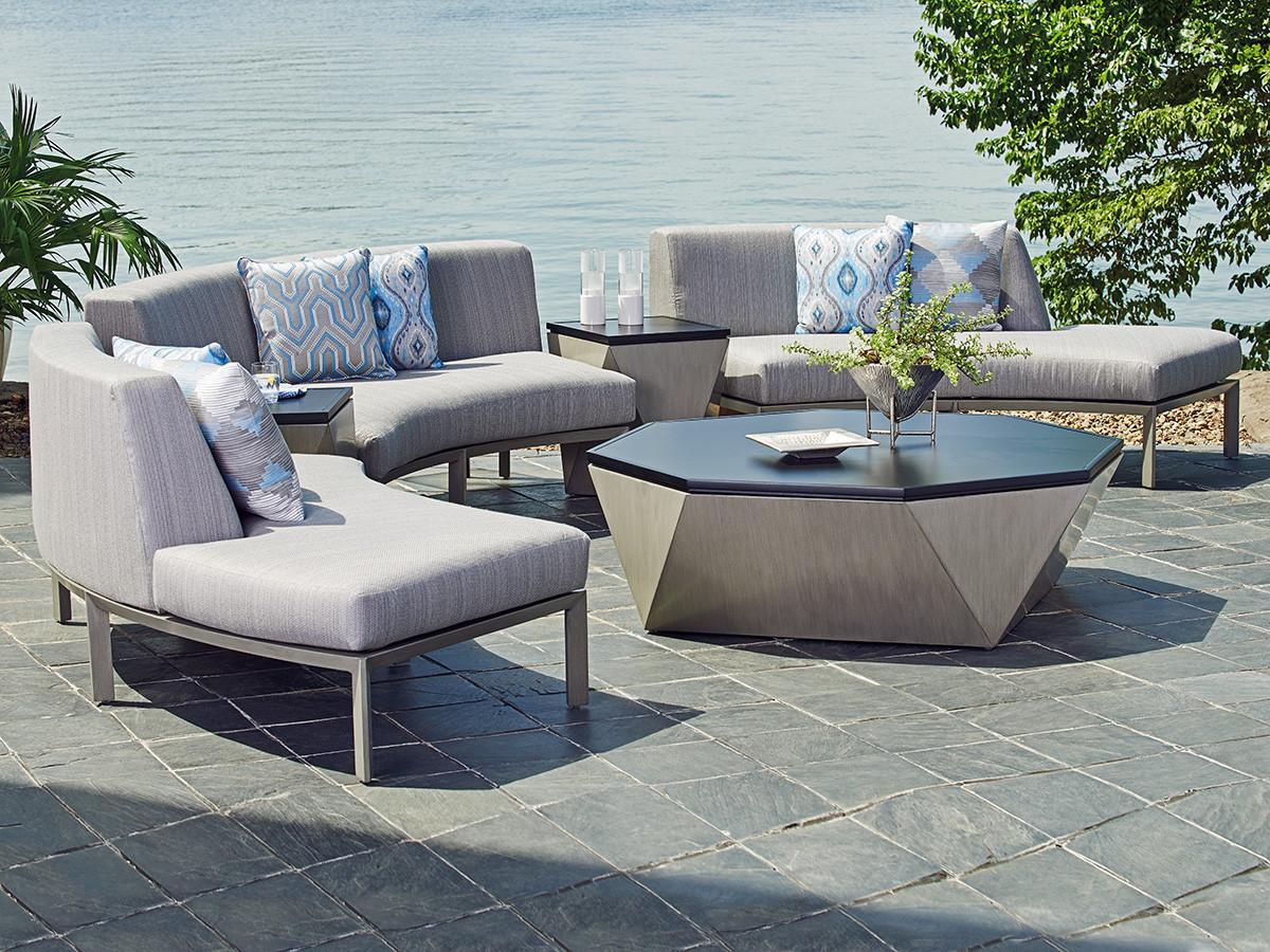 Tommy Bahama Outdoor Delmar Cast Aluminum Cushion Lounge Set