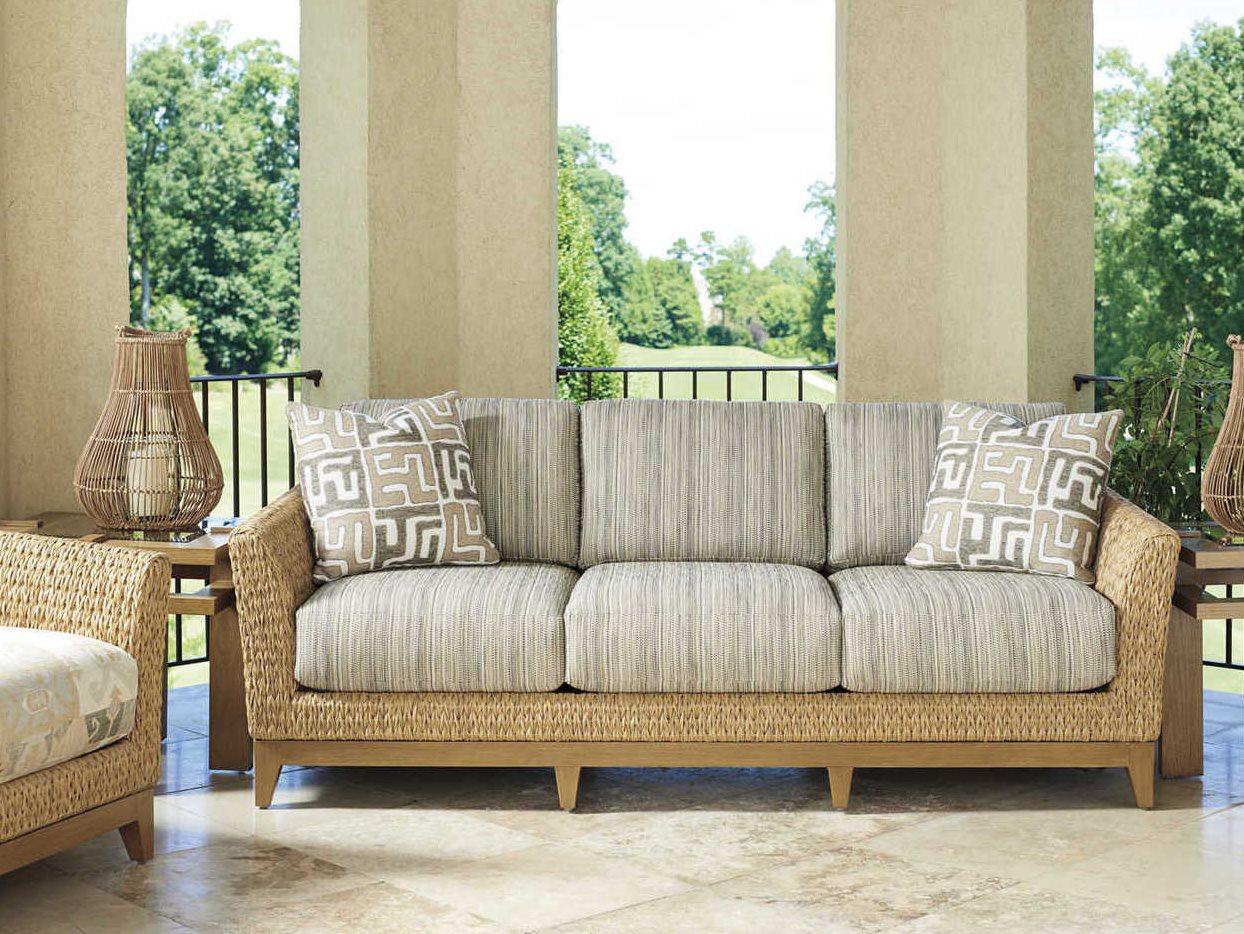 Tommy Bahama Outdoor Los Altos Valley View Wicker Cushion Lounge Set