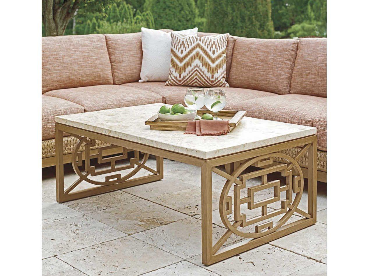 Tommy Bahama Outdoor Los Altos Valley View Wicker Cushion Sectional Lounge Set