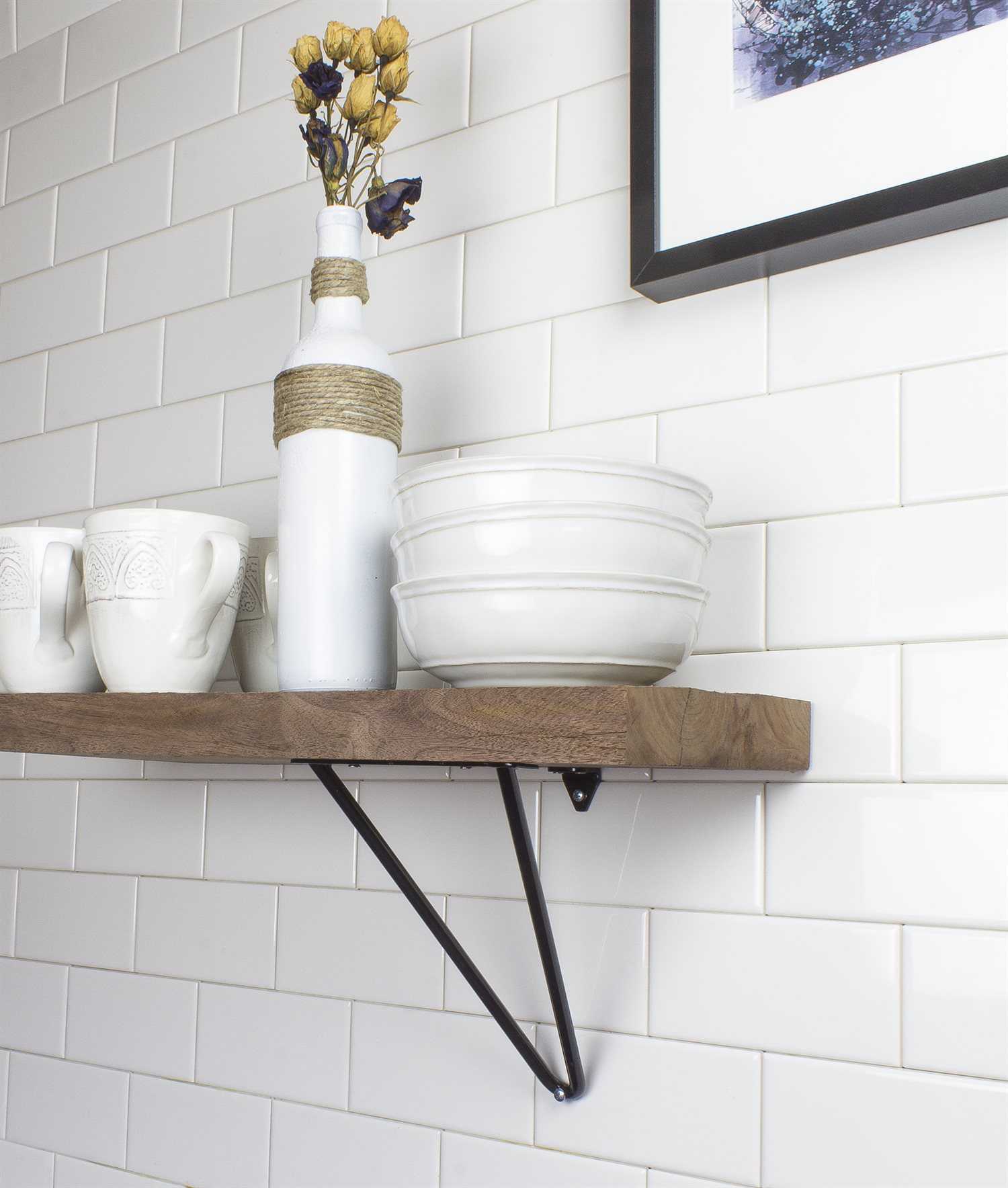 Tronk Design Adams Orange 9" Shelf Brackets