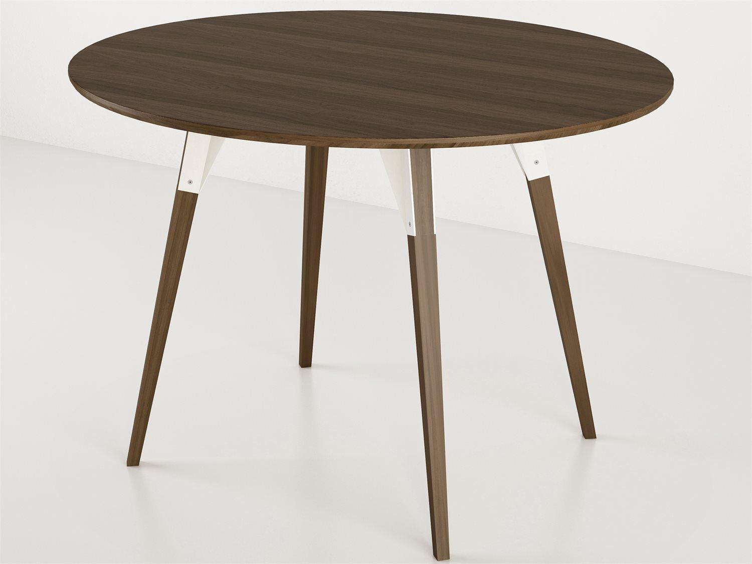 Tronk Design Clarke Collection Oval Wood White Dining Table