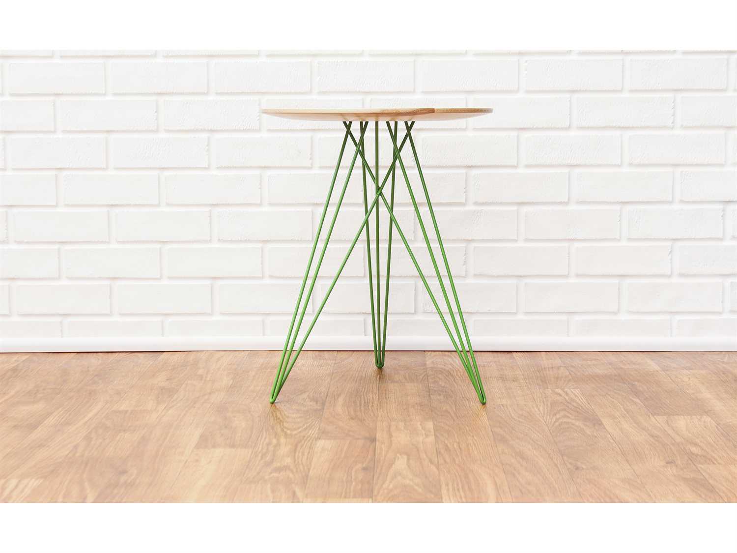 Tronk Design Hudson Round Wood End Table