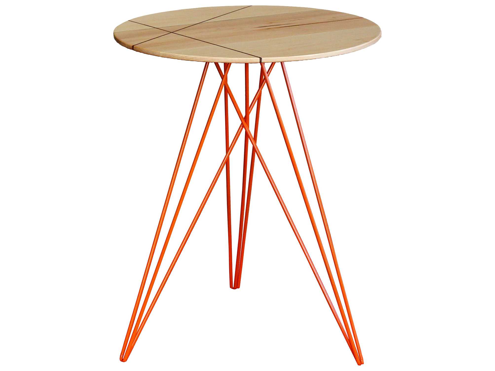 Tronk Design Hudson Round Wood End Table