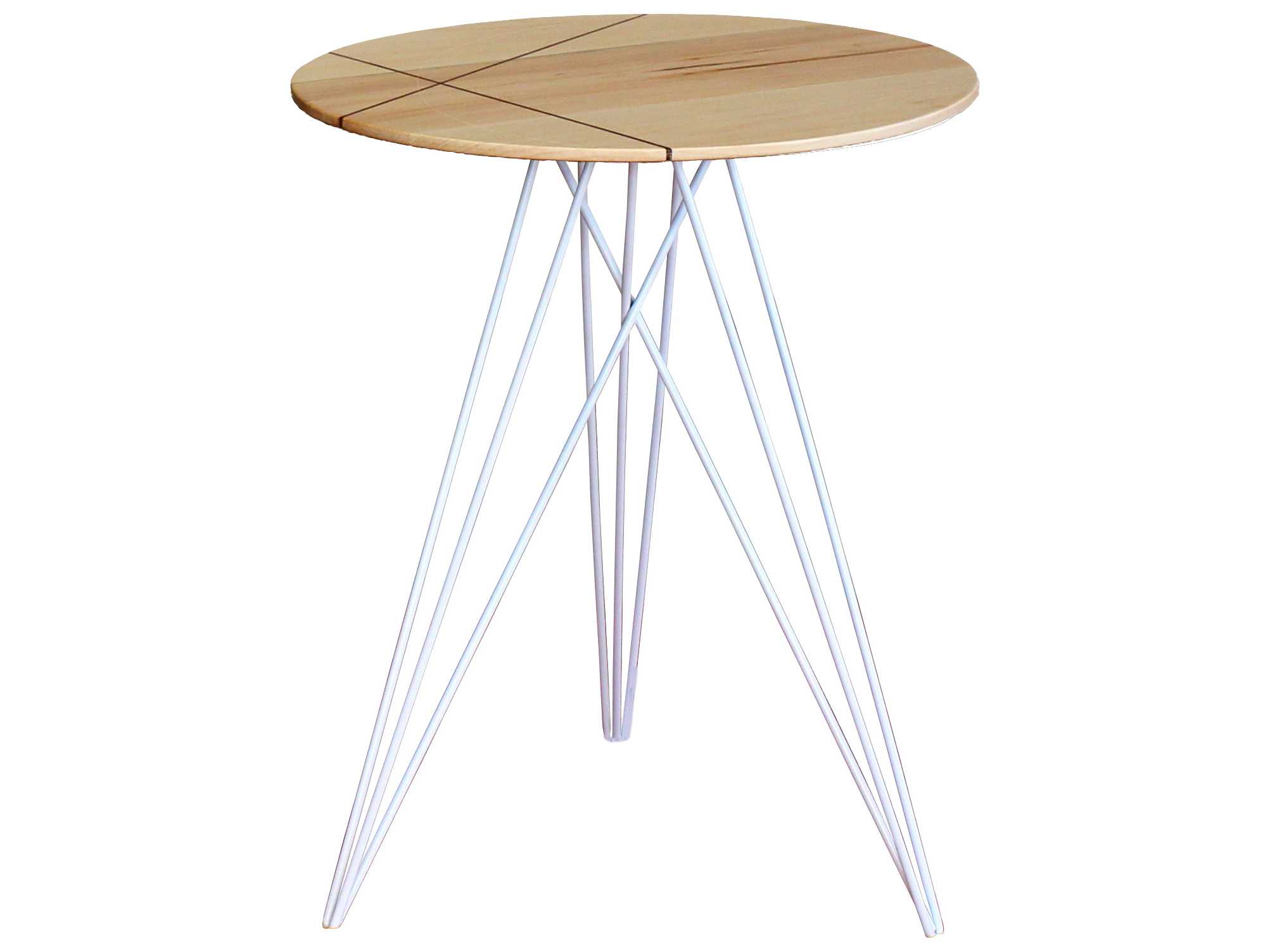 Tronk Design Hudson Round Wood End Table