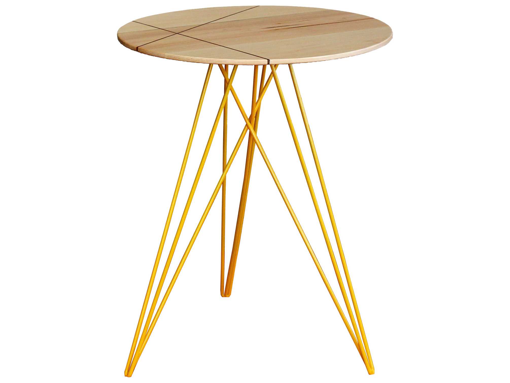 Tronk Design Hudson Round Wood End Table