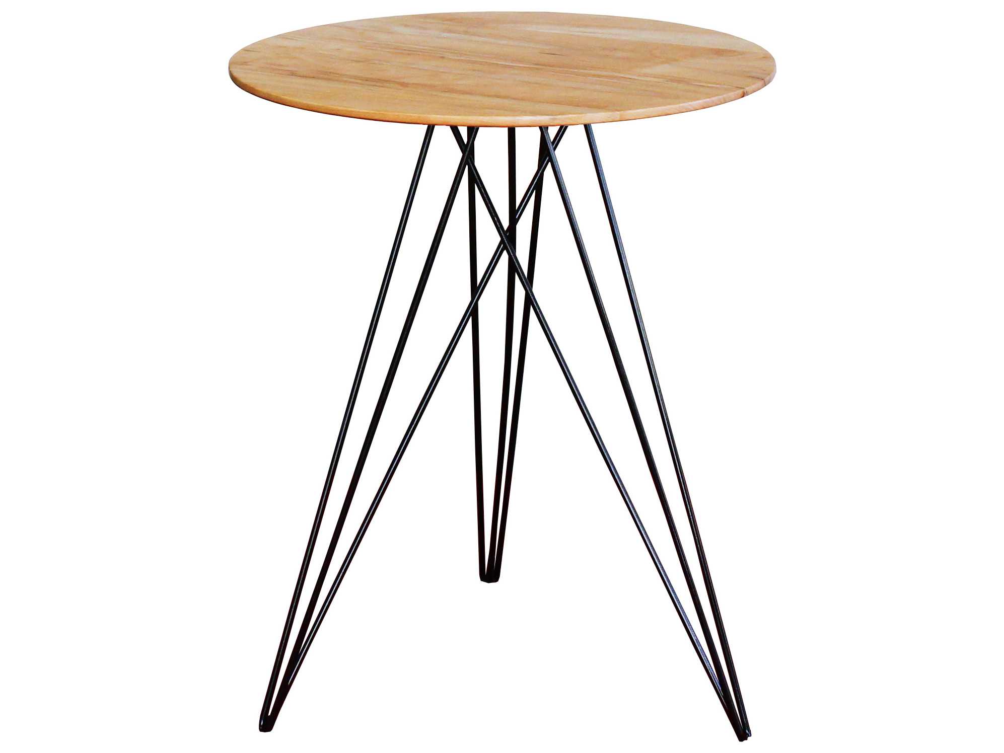 Tronk Design Hudson Round Wood End Table