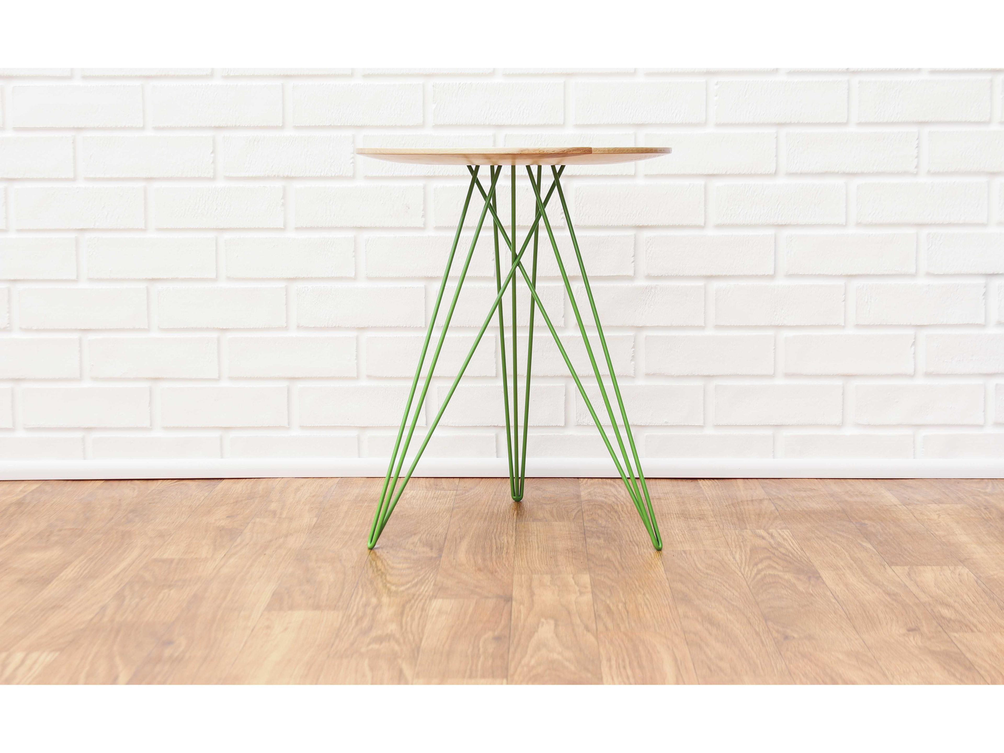 Tronk Design Hudson Round Wood End Table