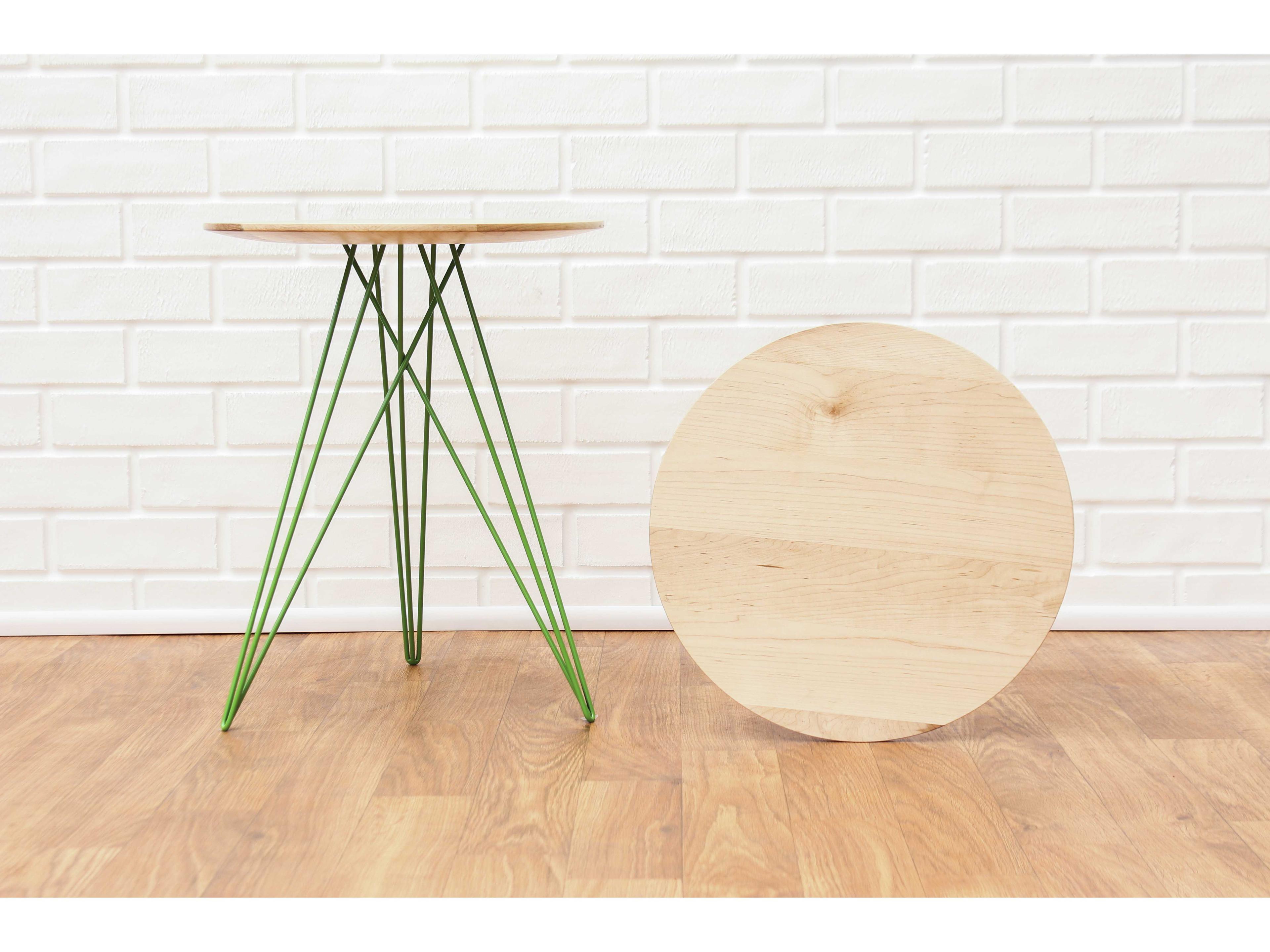 Tronk Design Hudson Round Wood End Table