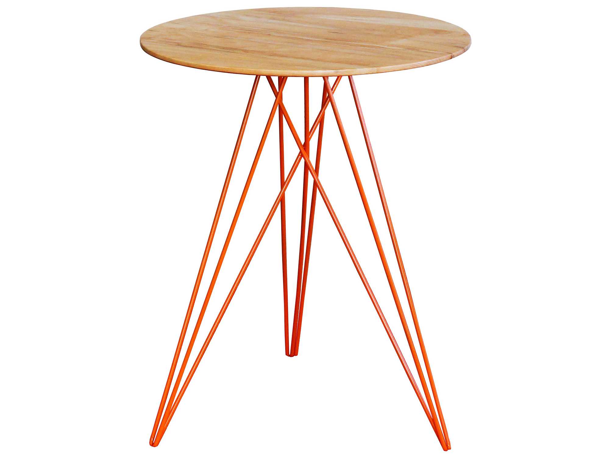 Tronk Design Hudson Round Wood End Table