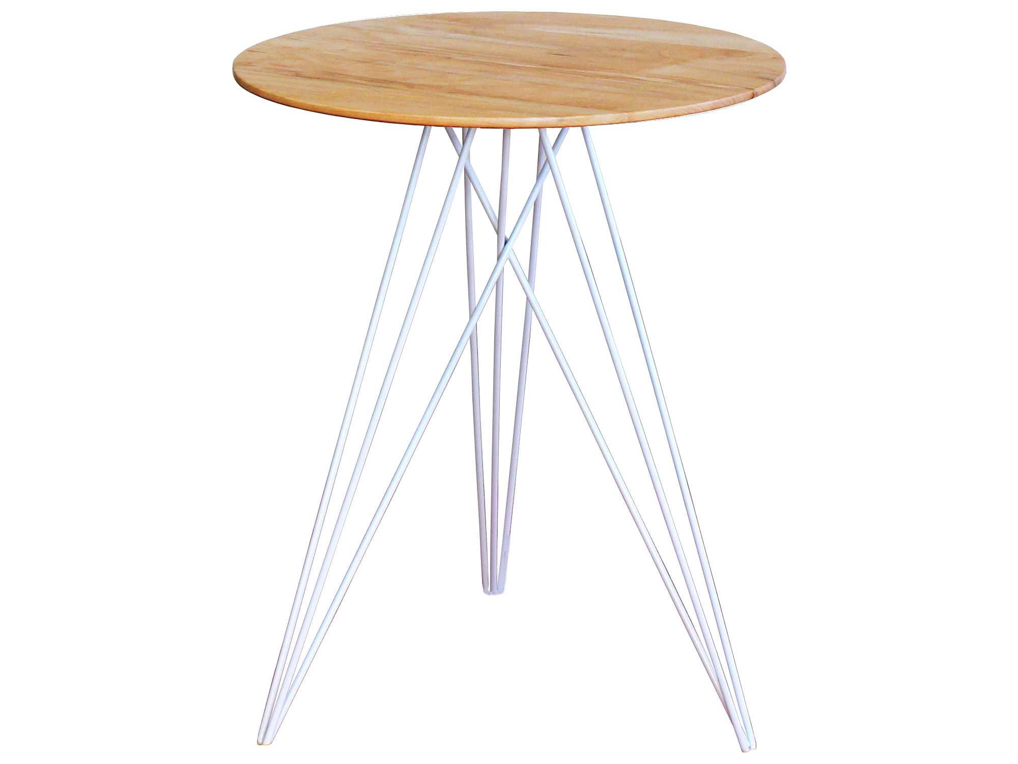 Tronk Design Hudson Round Wood End Table