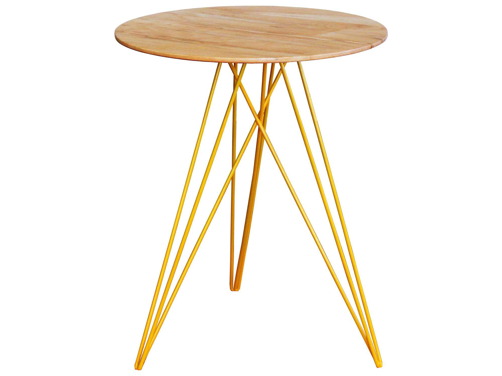 Tronk Design Hudson Round Wood End Table