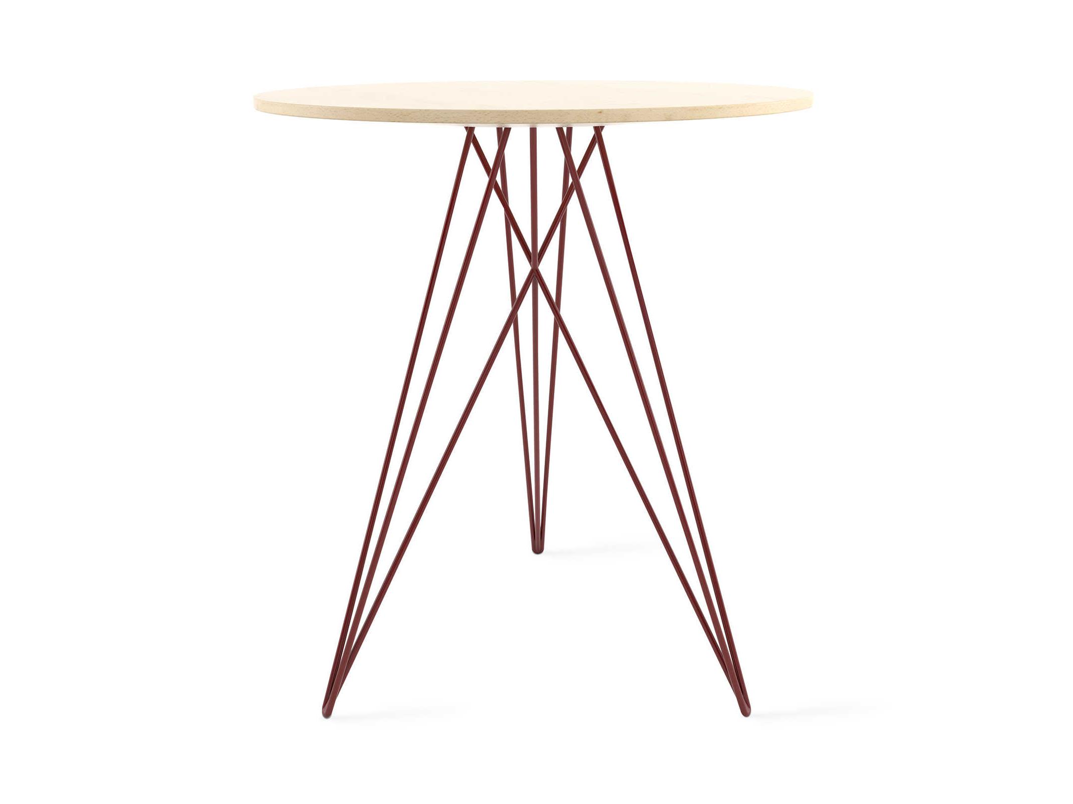 Tronk Design Hudson Round Wood End Table