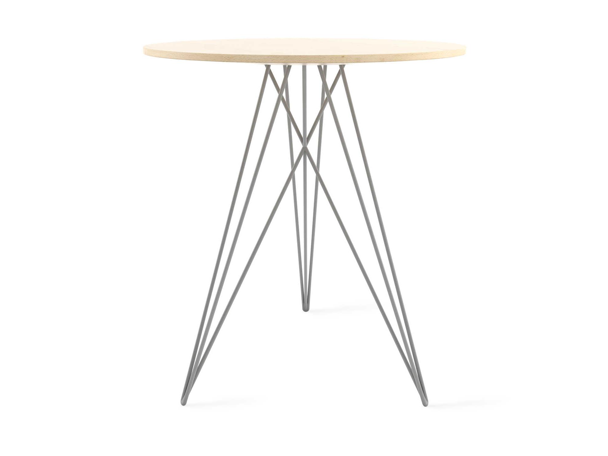 Tronk Design Hudson Round Wood End Table