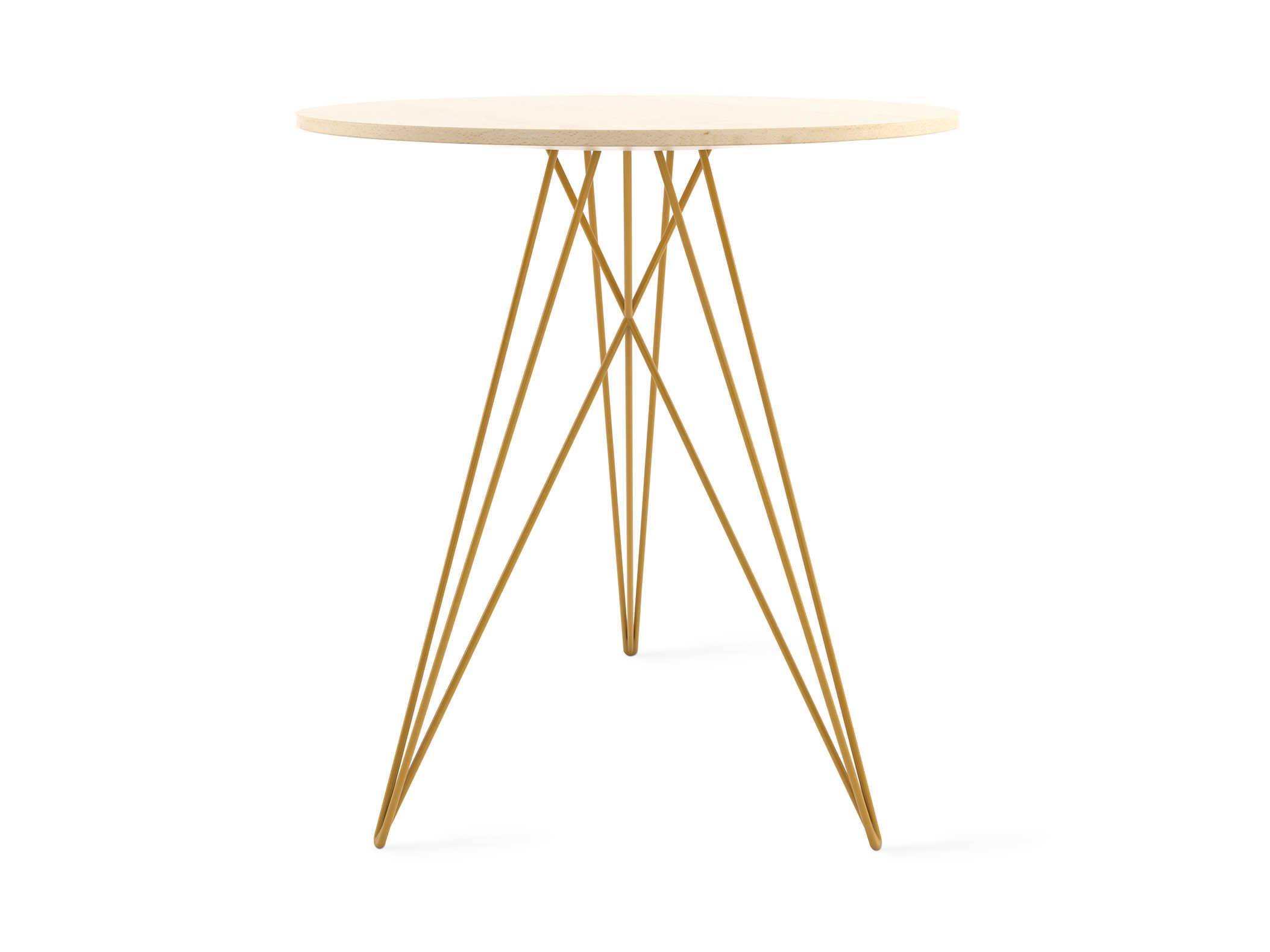 Tronk Design Hudson Round Wood End Table