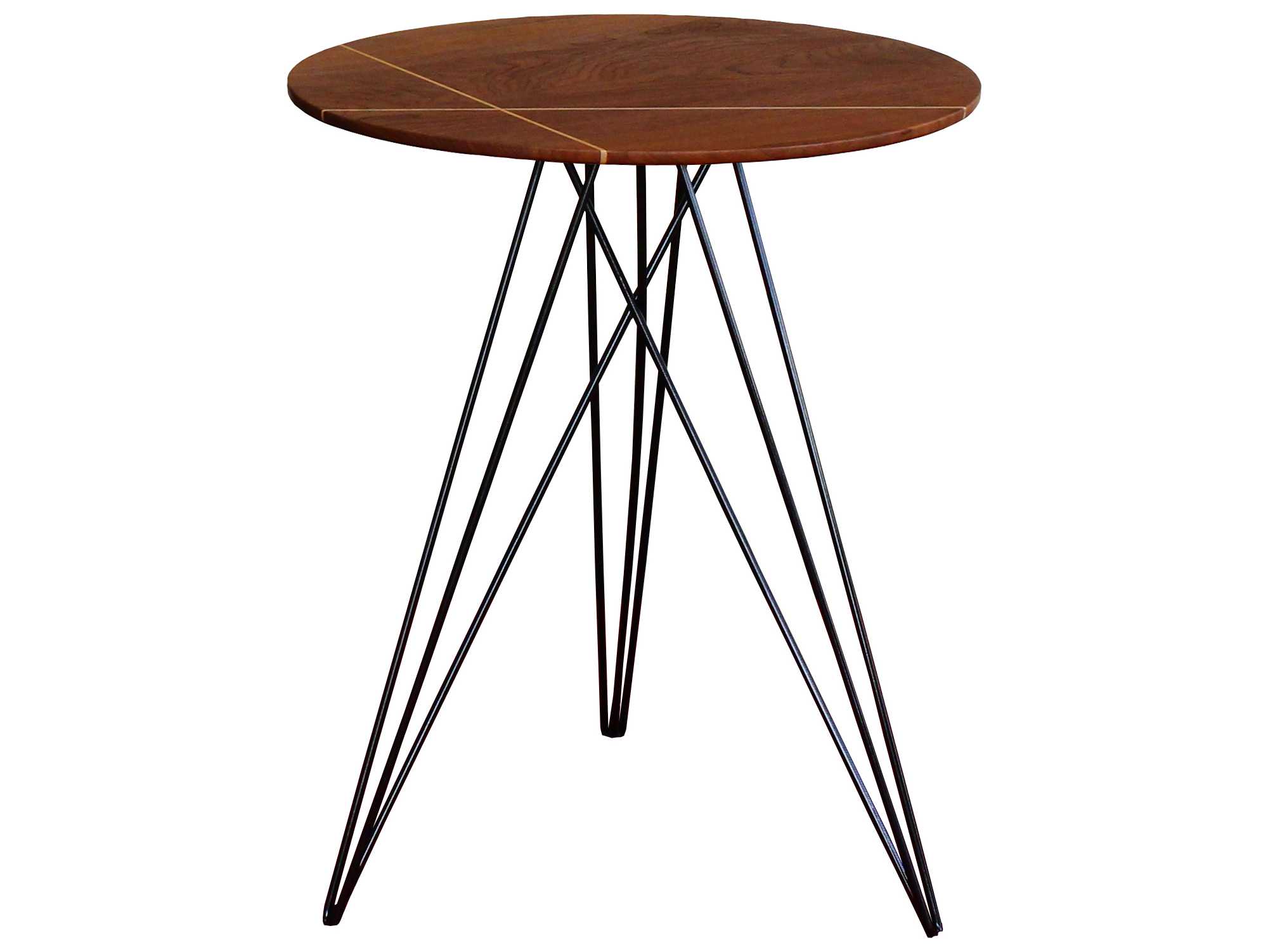 Tronk Design Hudson Round Wood End Table