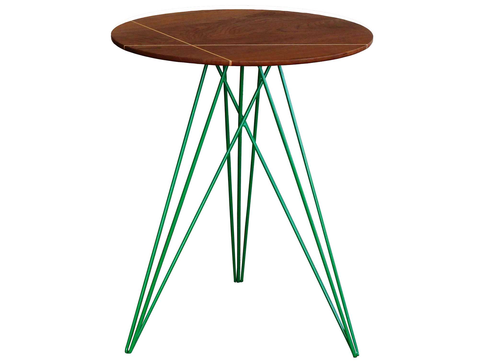 Tronk Design Hudson Round Wood End Table