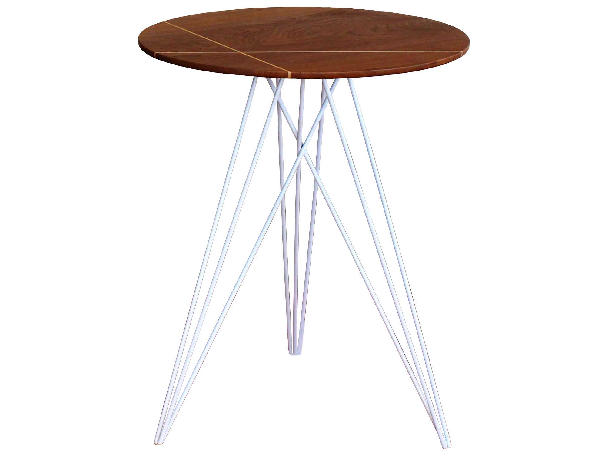 Tronk Design Hudson Round Wood End Table