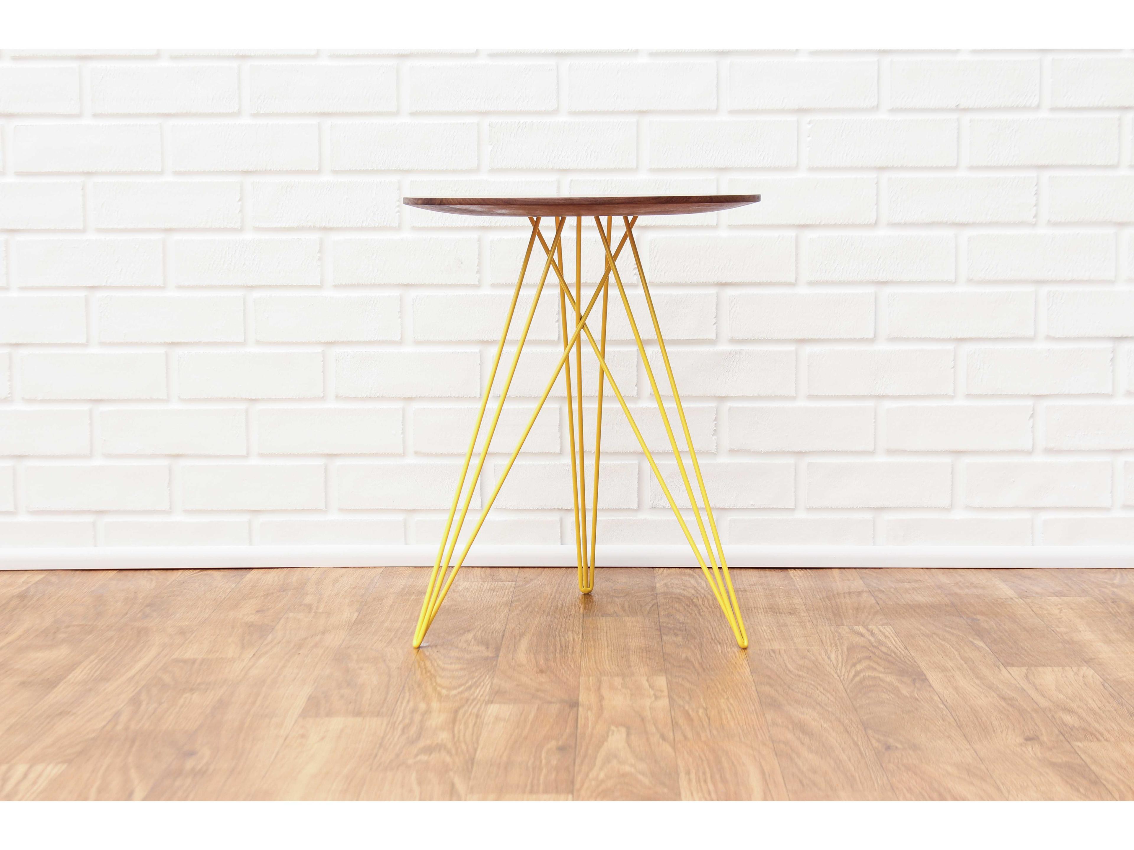 Tronk Design Hudson Round Wood End Table