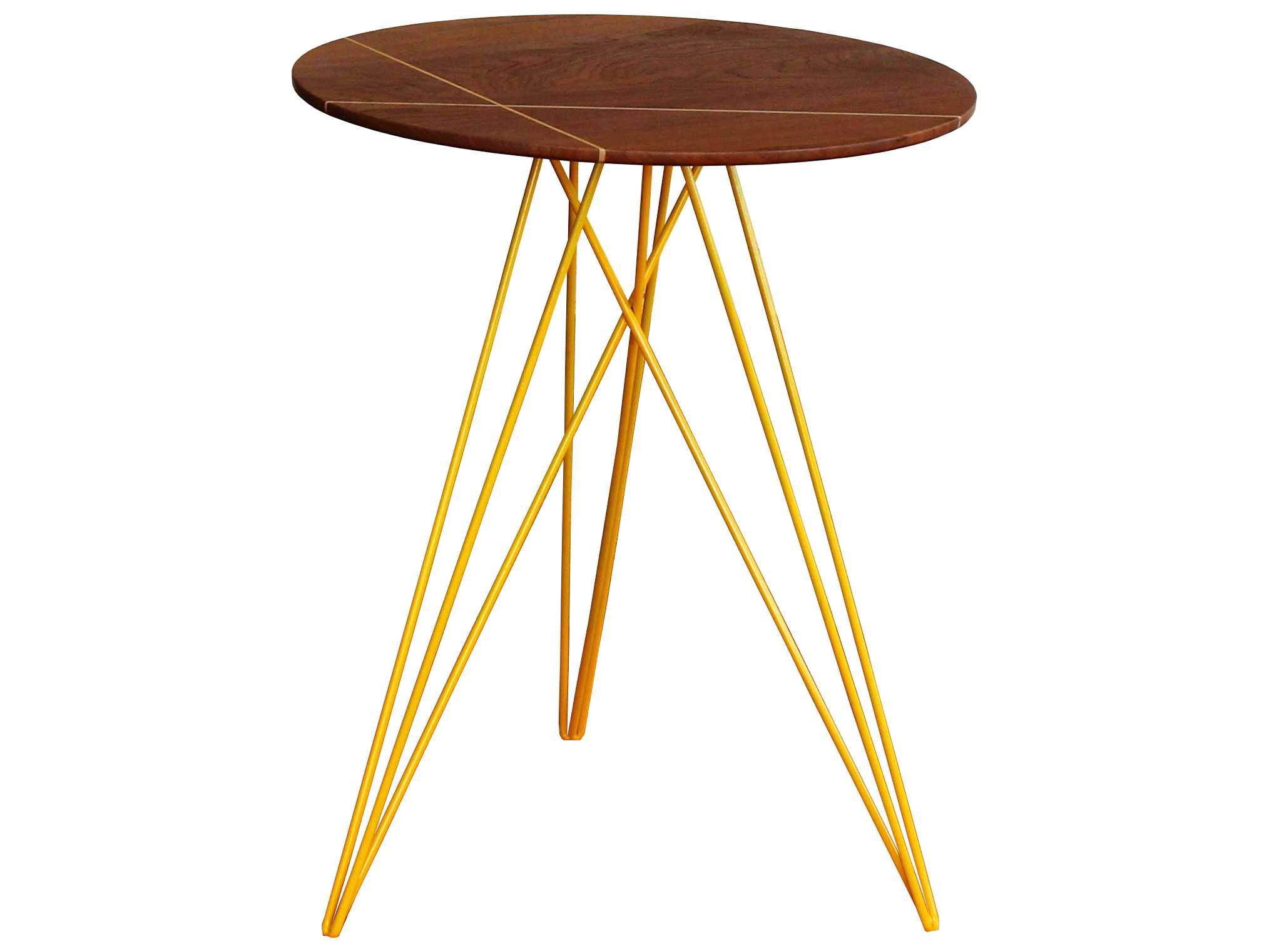 Tronk Design Hudson Round Wood End Table