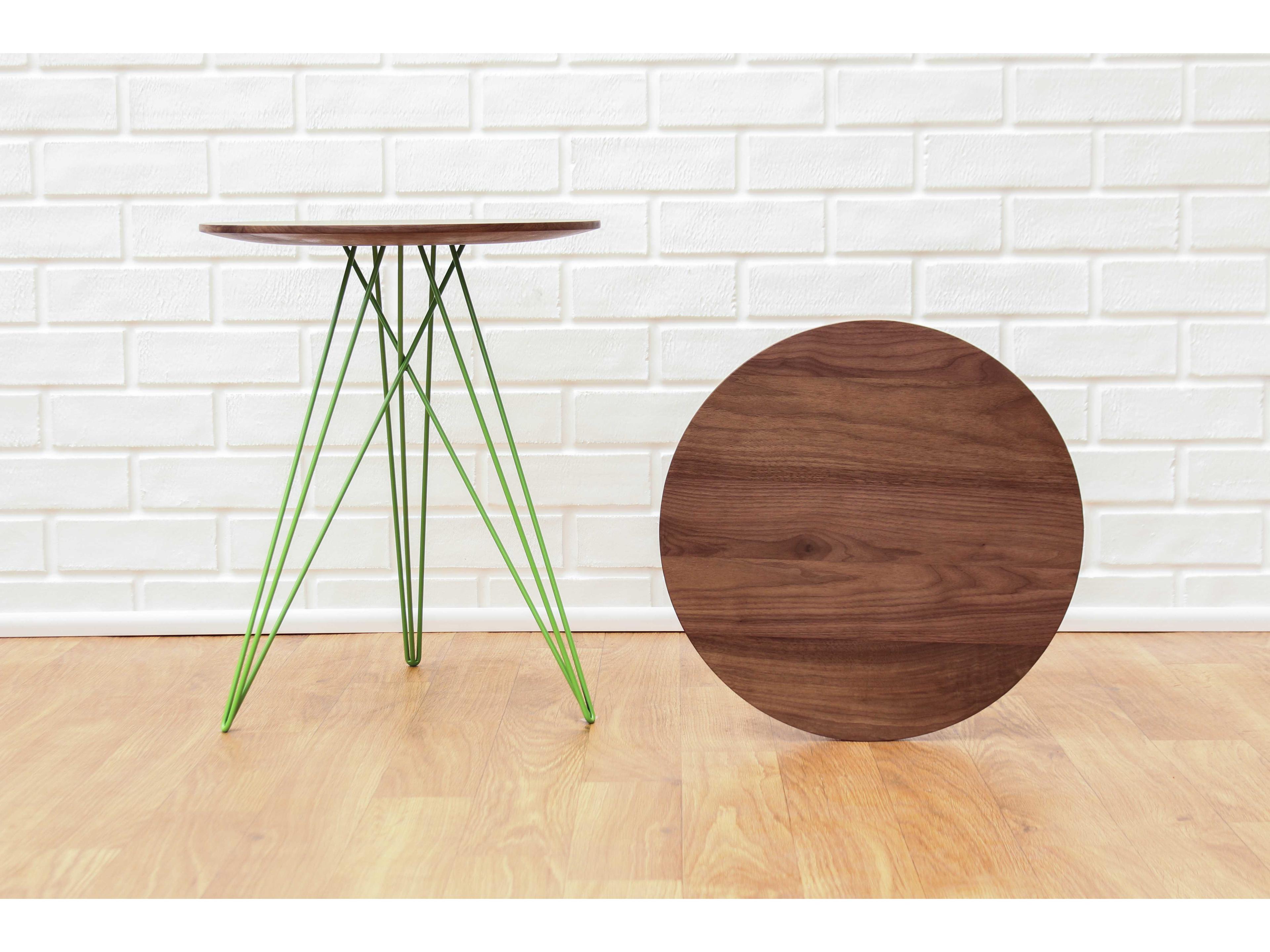 Tronk Design Hudson Round Wood End Table