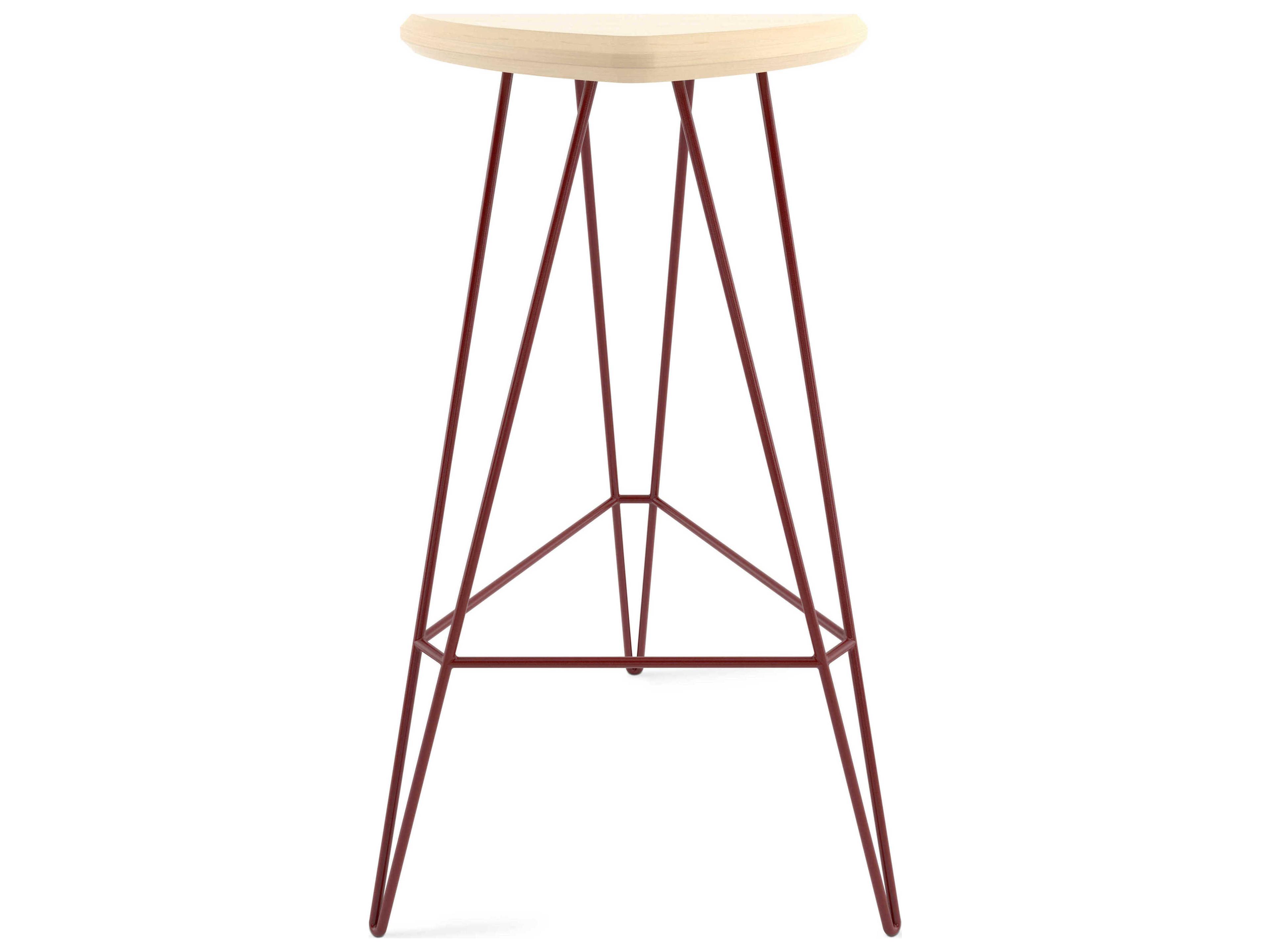 Tronk Design Madison Maple Wood Bar Stool