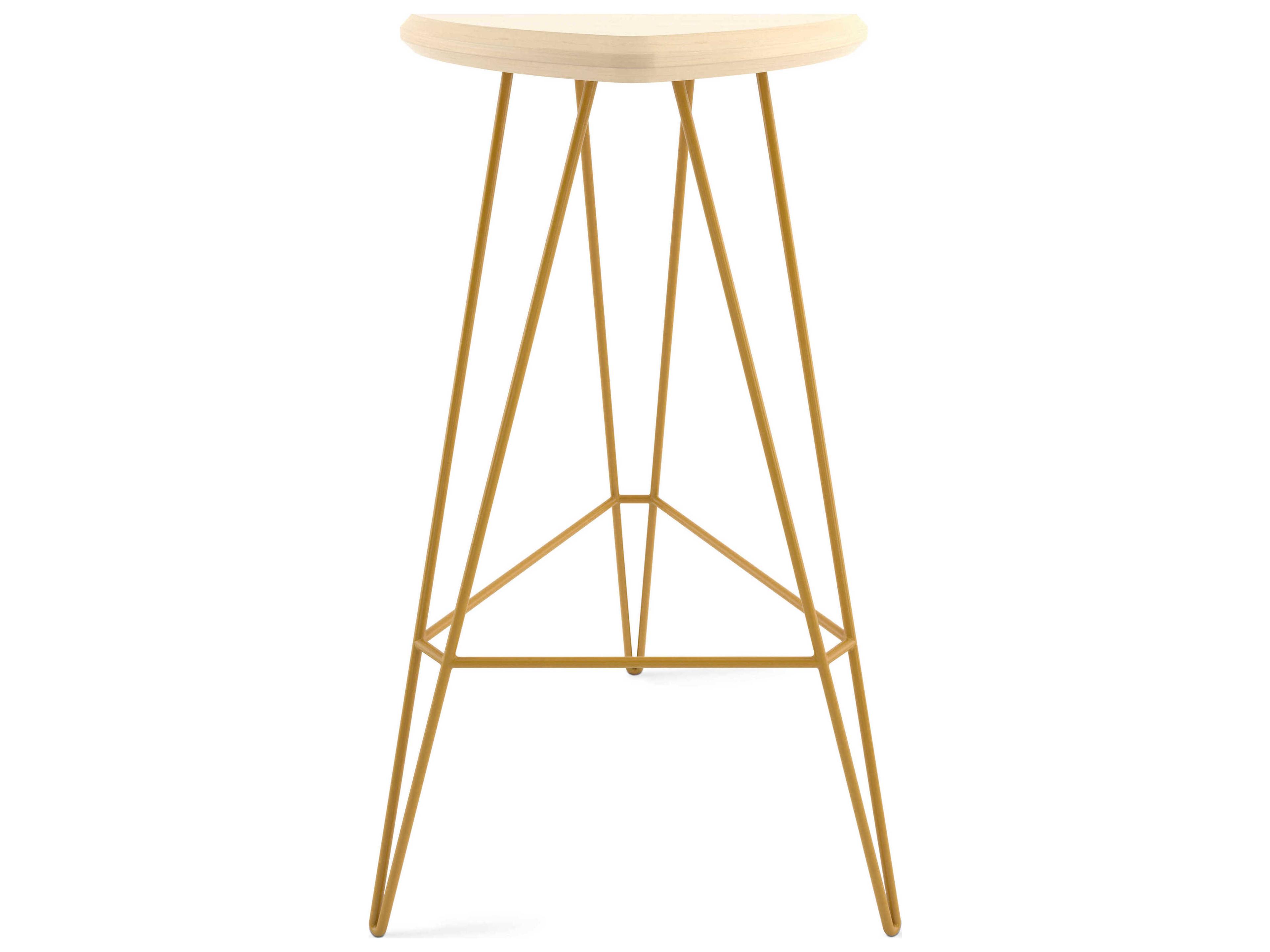 Tronk Design Madison Maple Wood Bar Stool