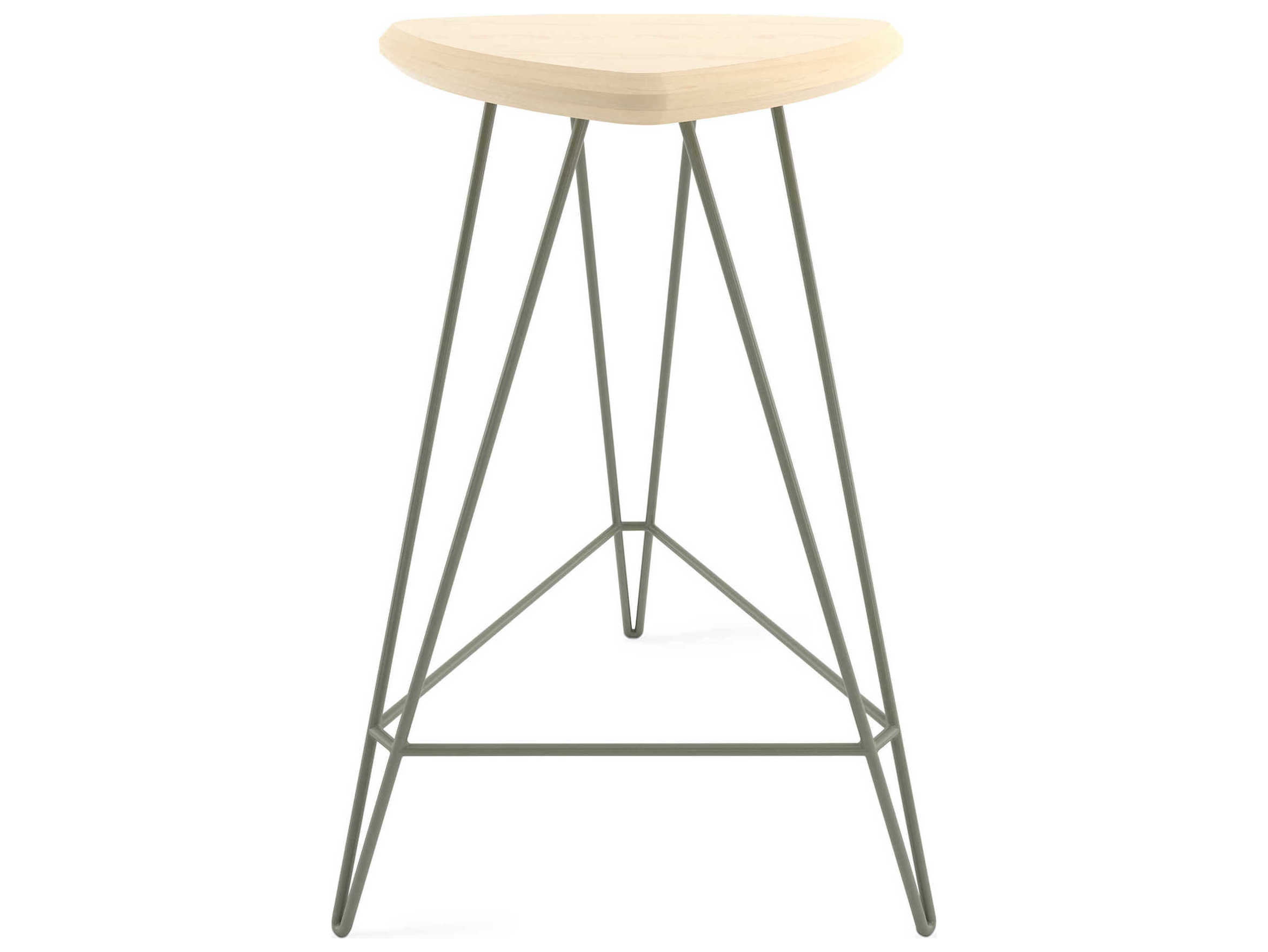 Tronk Design Madison Maple Wood Counter Stool