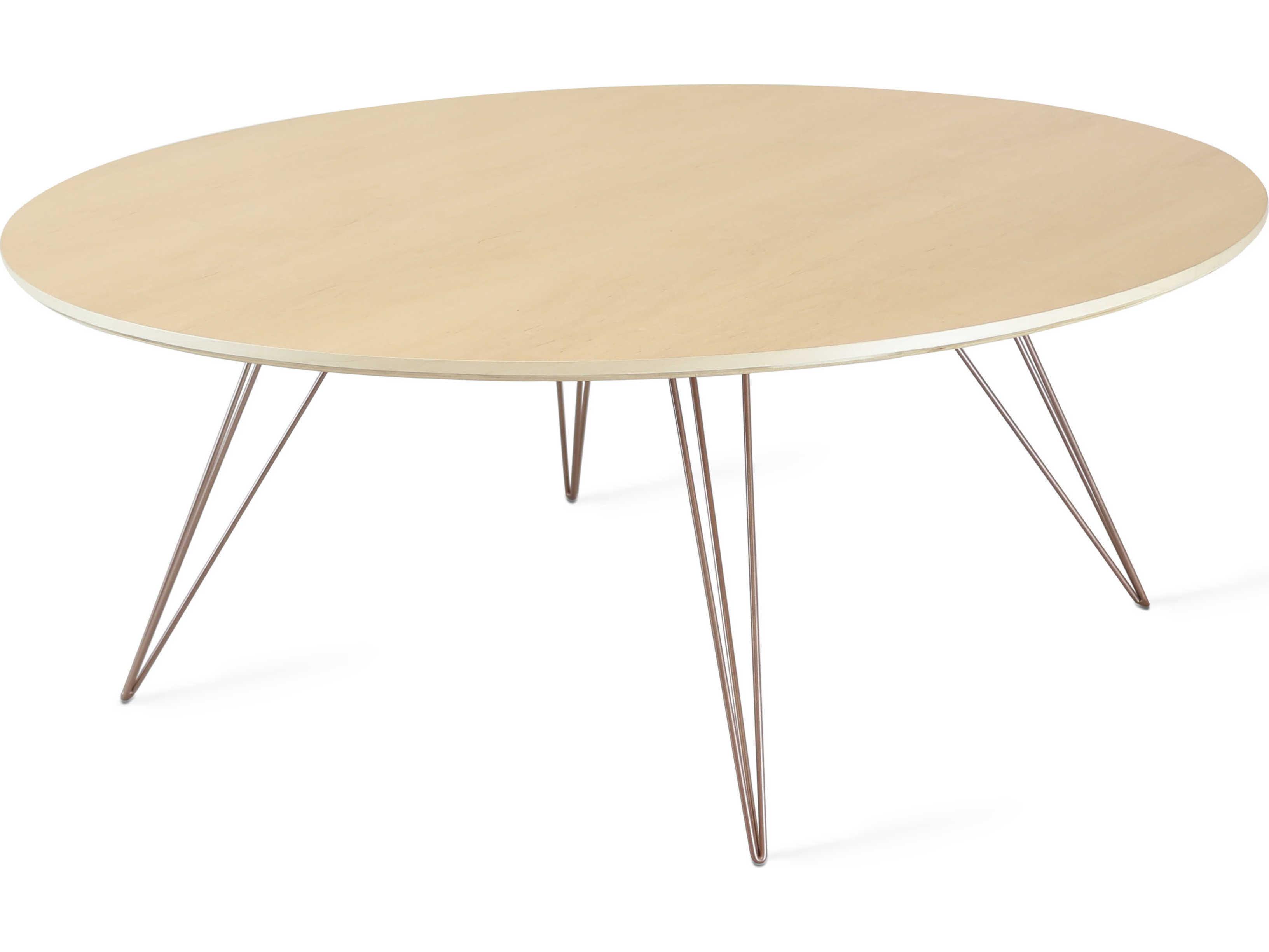 Tronk Design Williams Round Wood Coffee Table