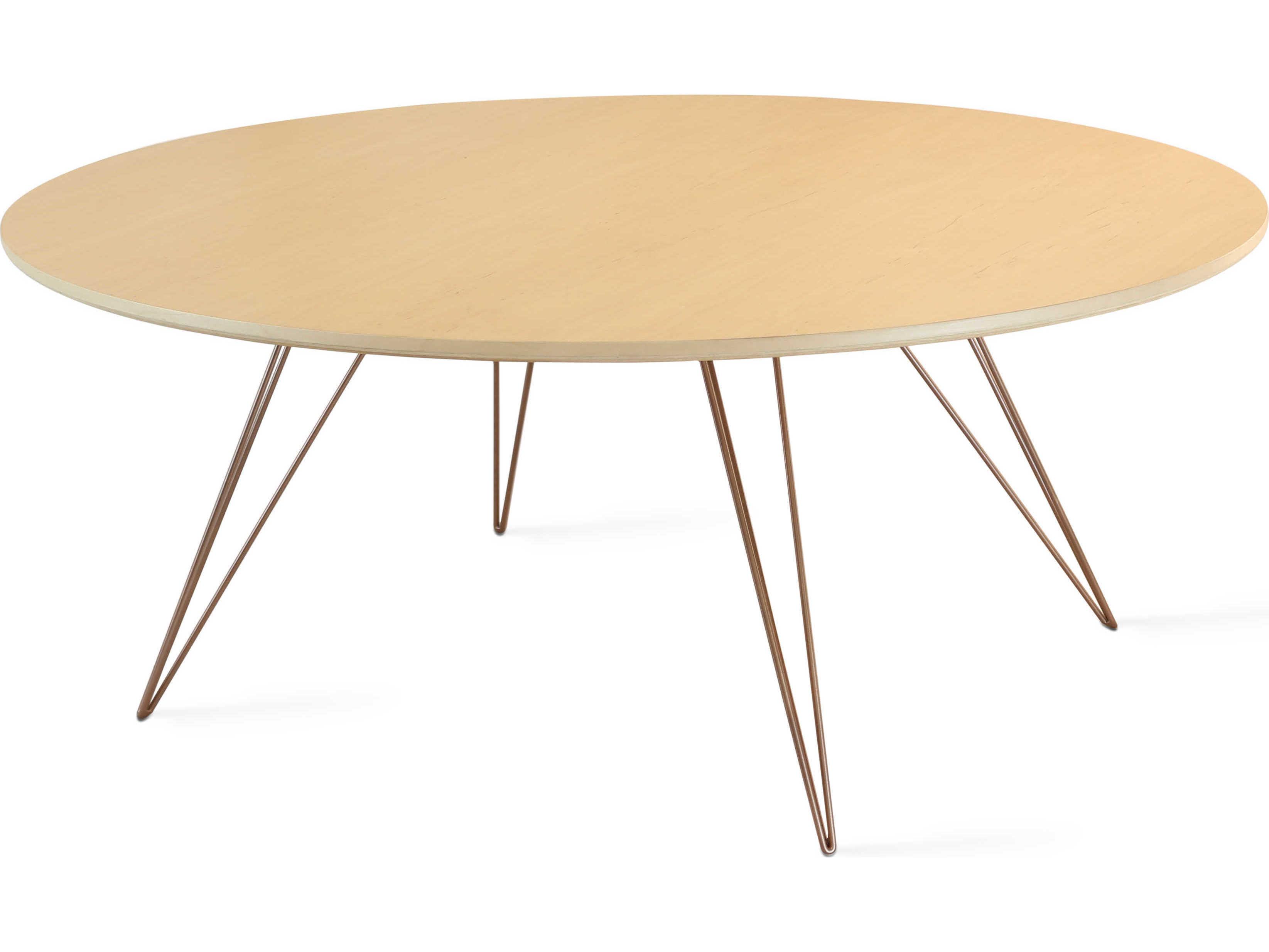 Tronk Design Williams Oval Wood Coffee Table