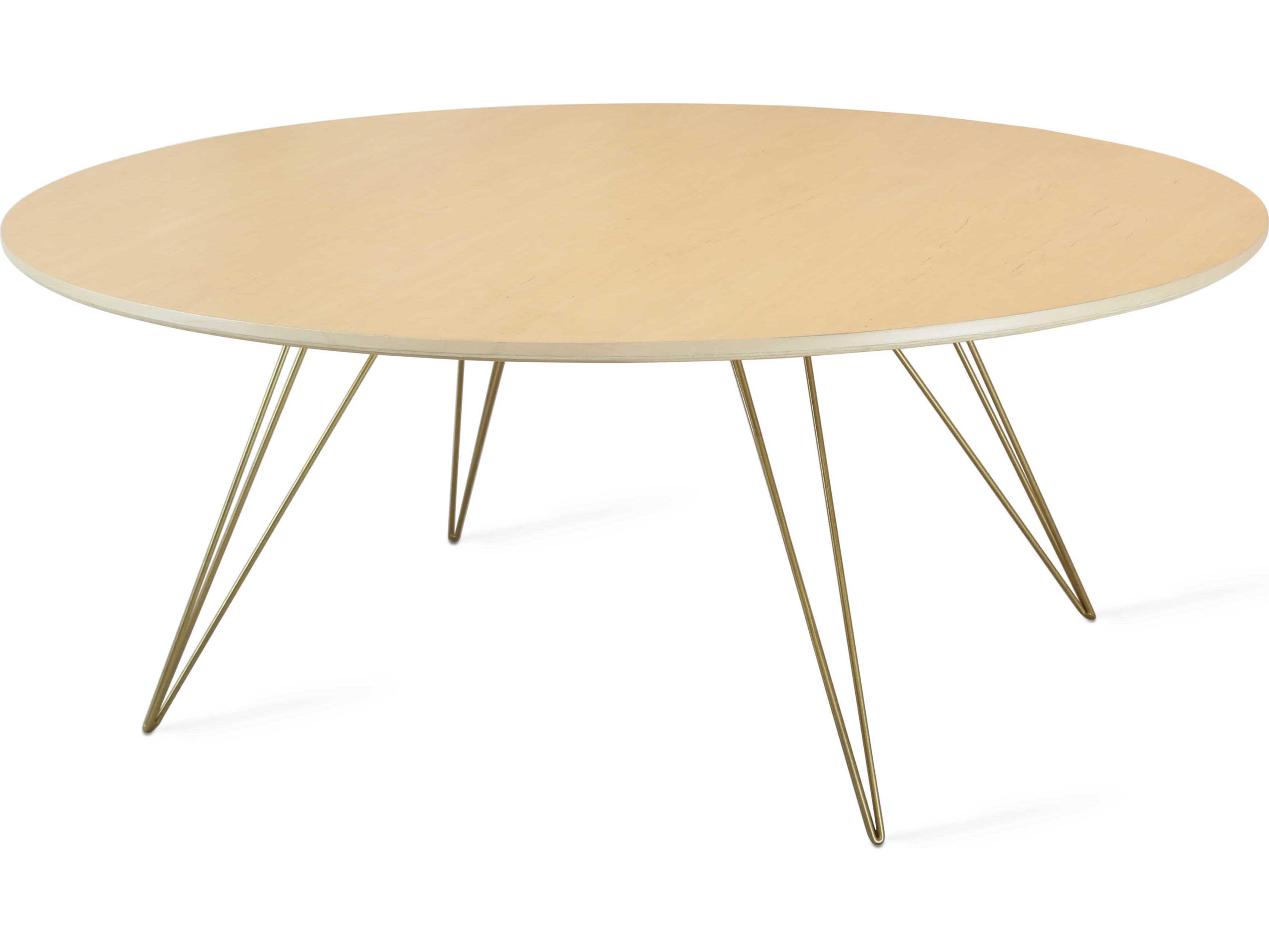 Tronk Design Williams Oval Wood Coffee Table