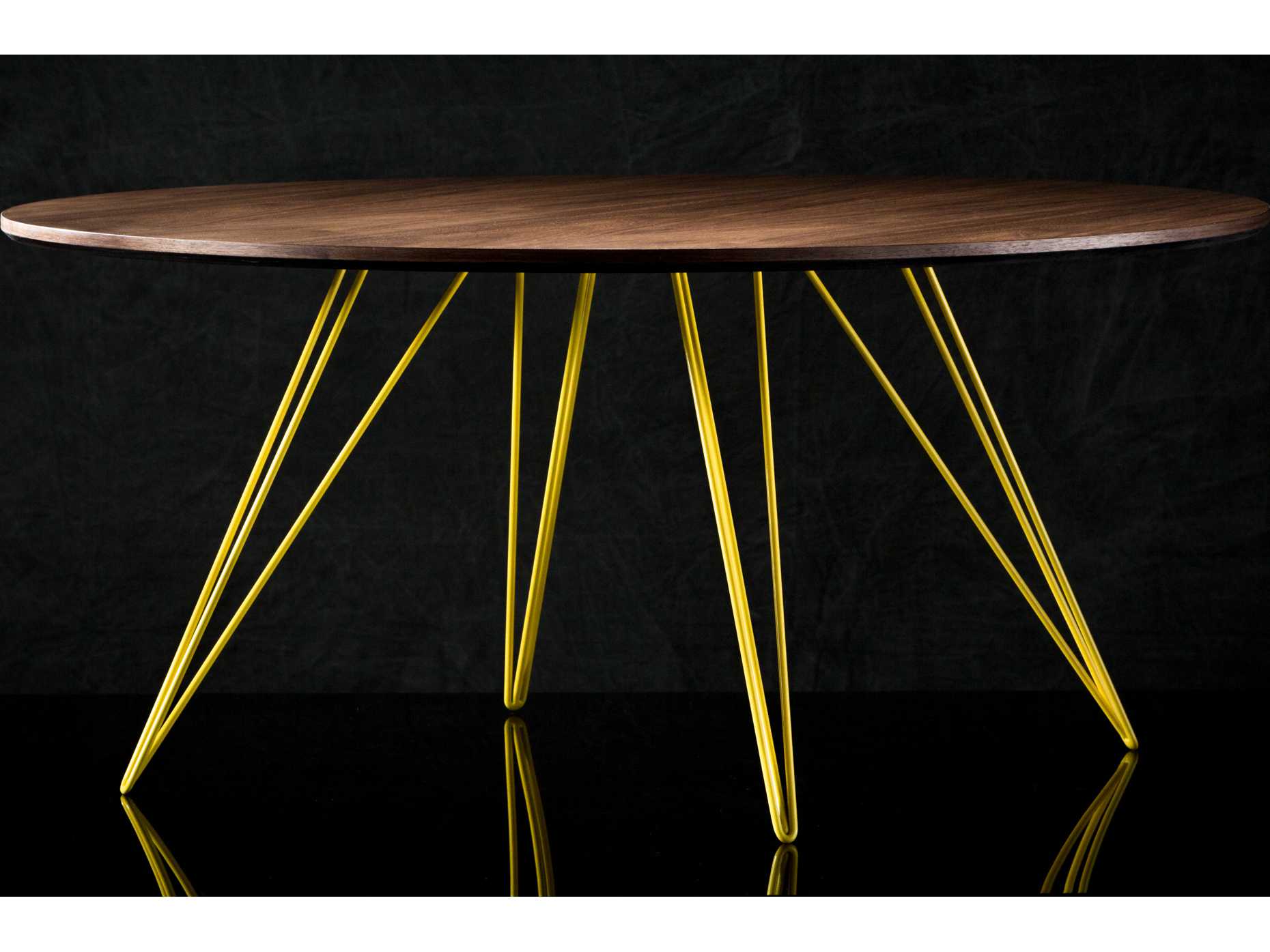 Tronk Design Williams Oval Wood Coffee Table