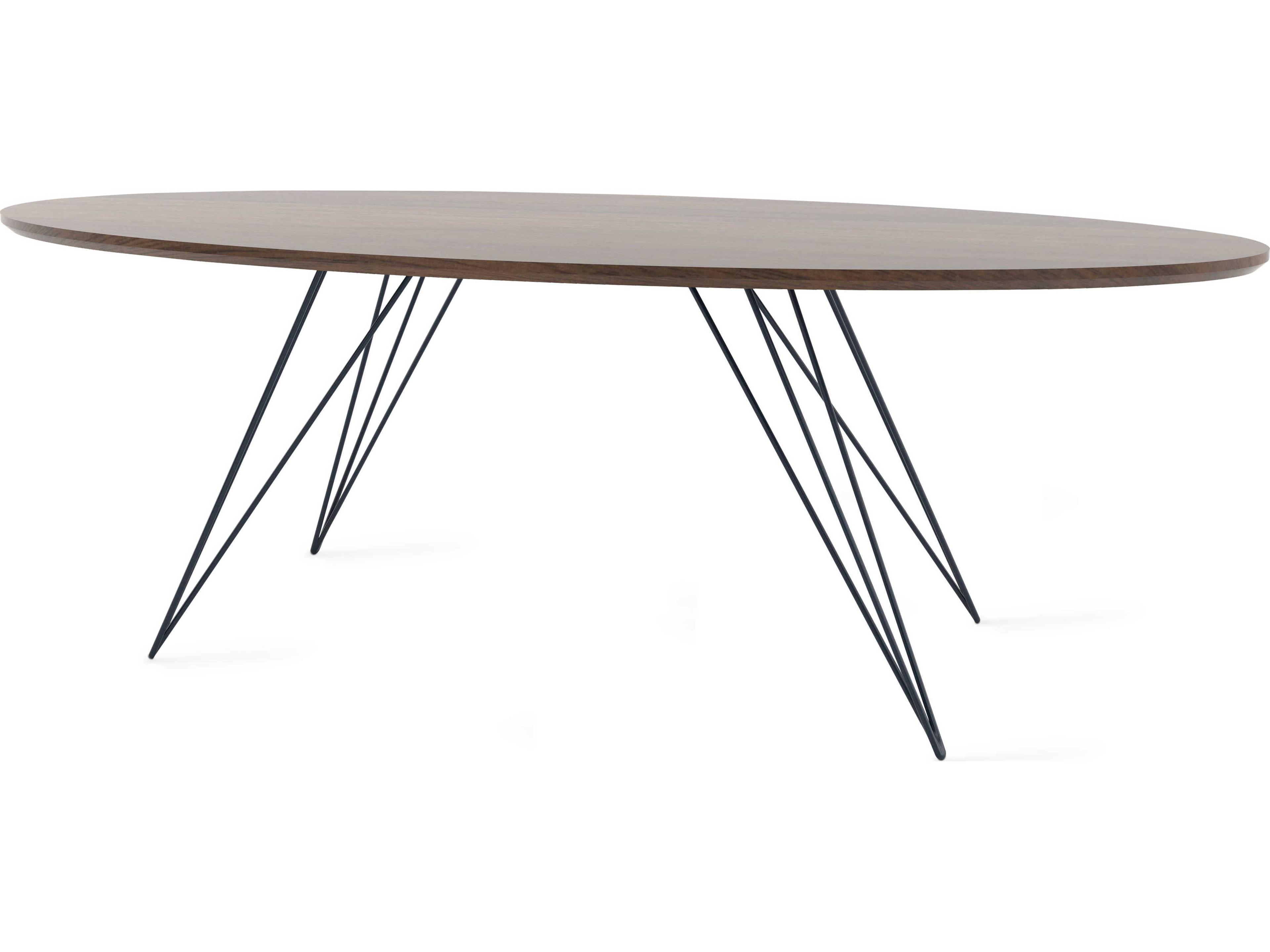 Tronk Design Williams Oval Wood Coffee Table