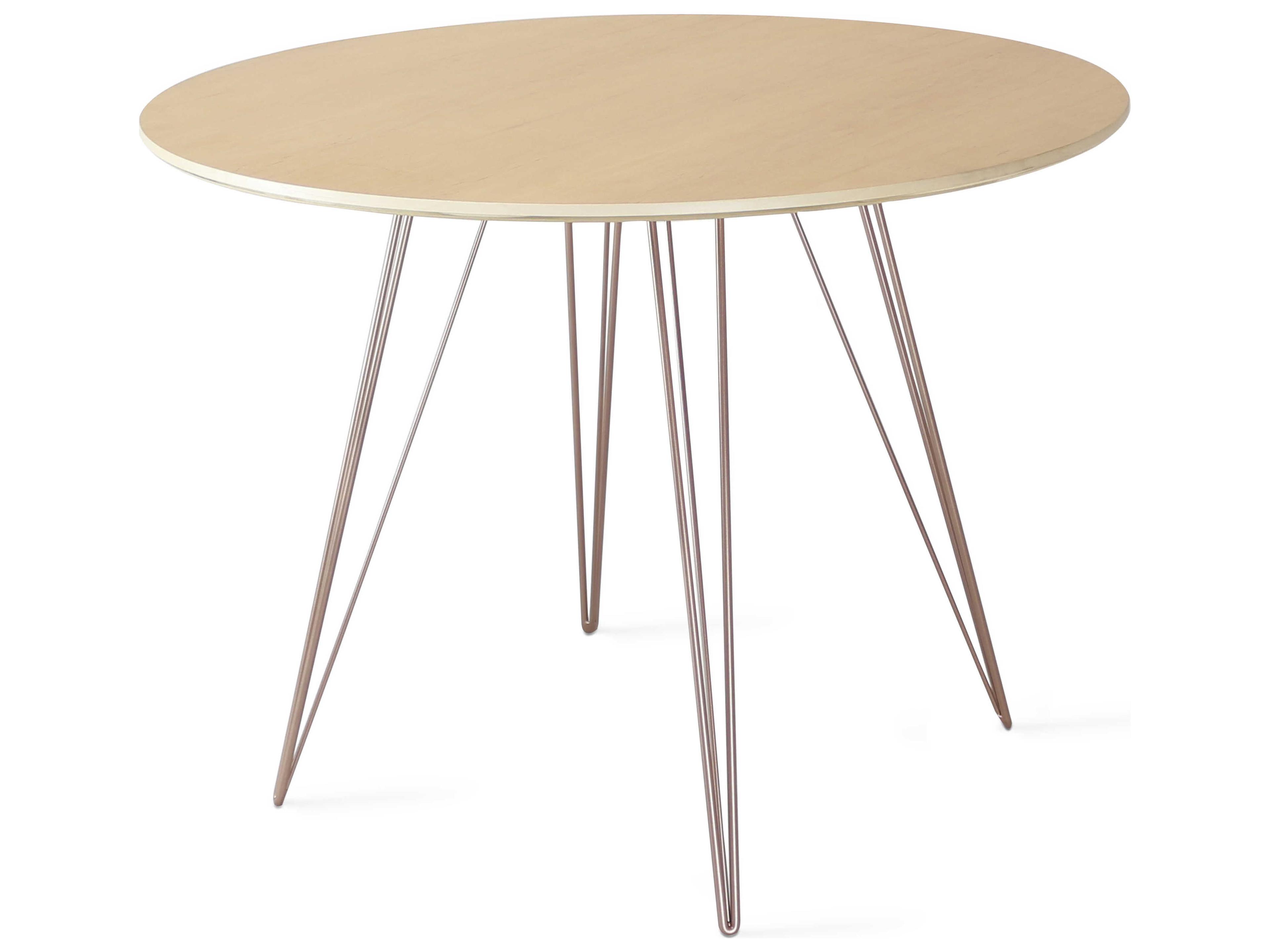 Tronk Design Williams Round Wood Dining Table