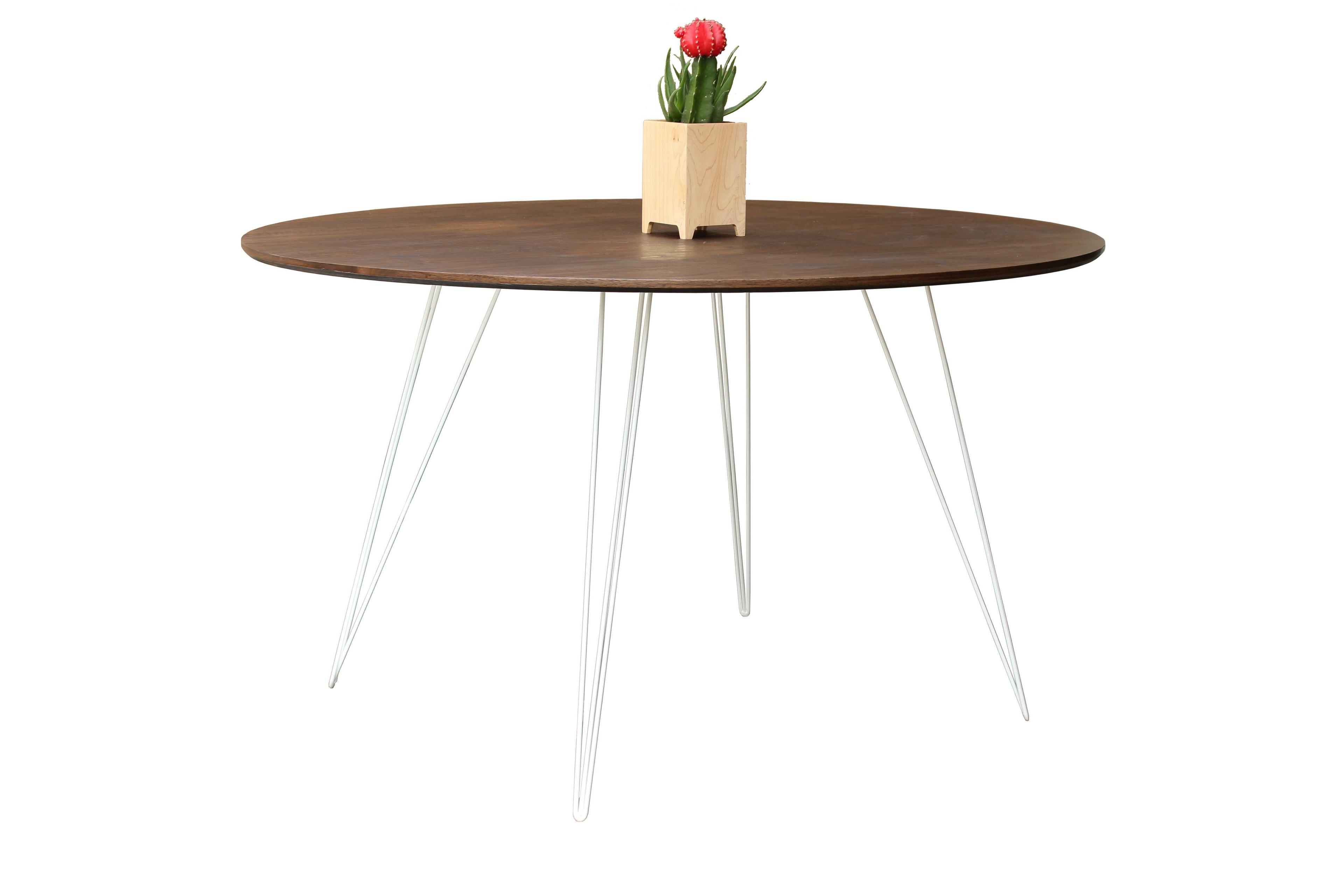 Tronk Design Williams Round Wood Dining Table